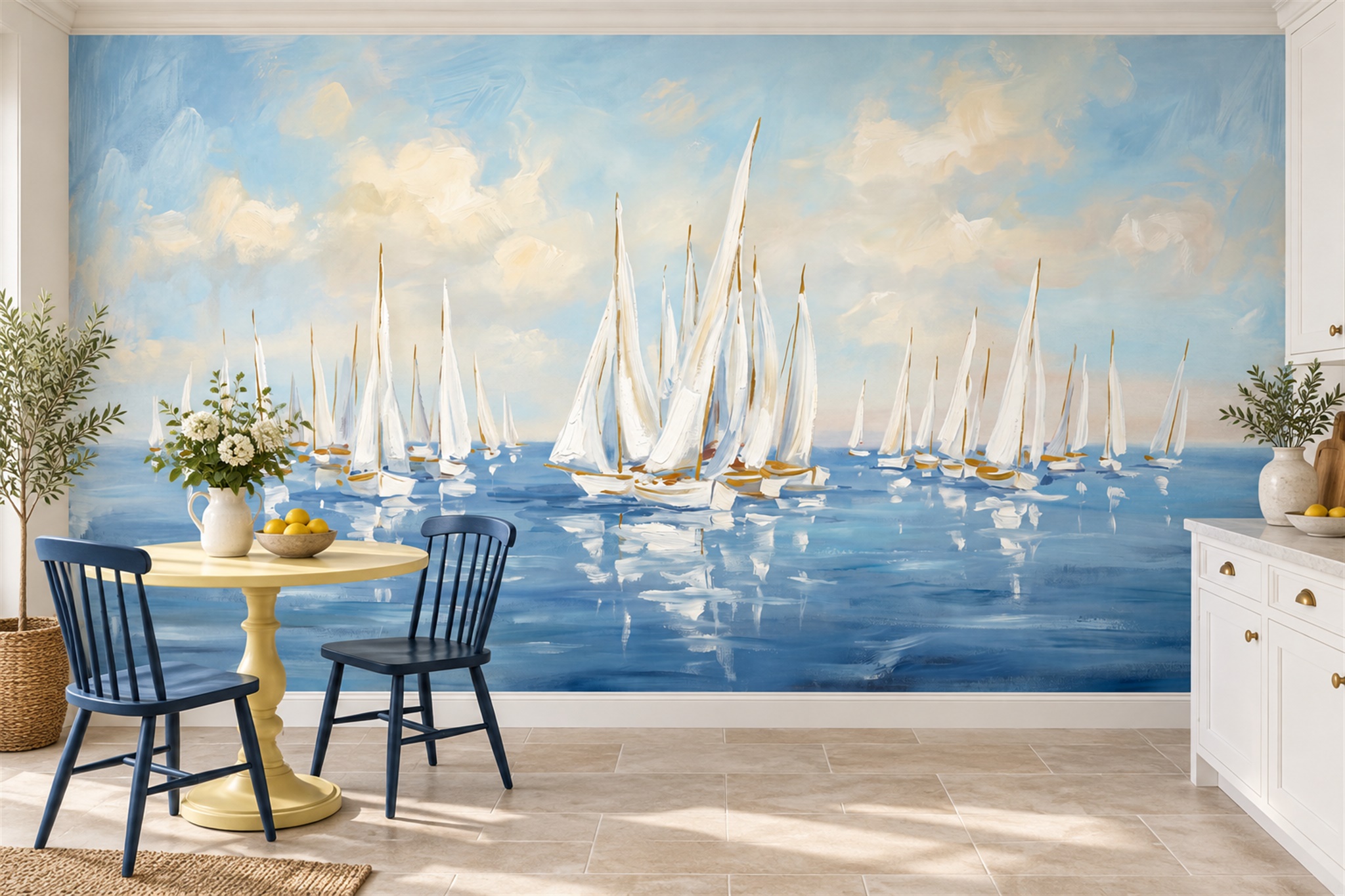 Is Mural Wallpaper Suitable for a Feature Wall? — wallpaper mural design preview, peel-and-stick finish