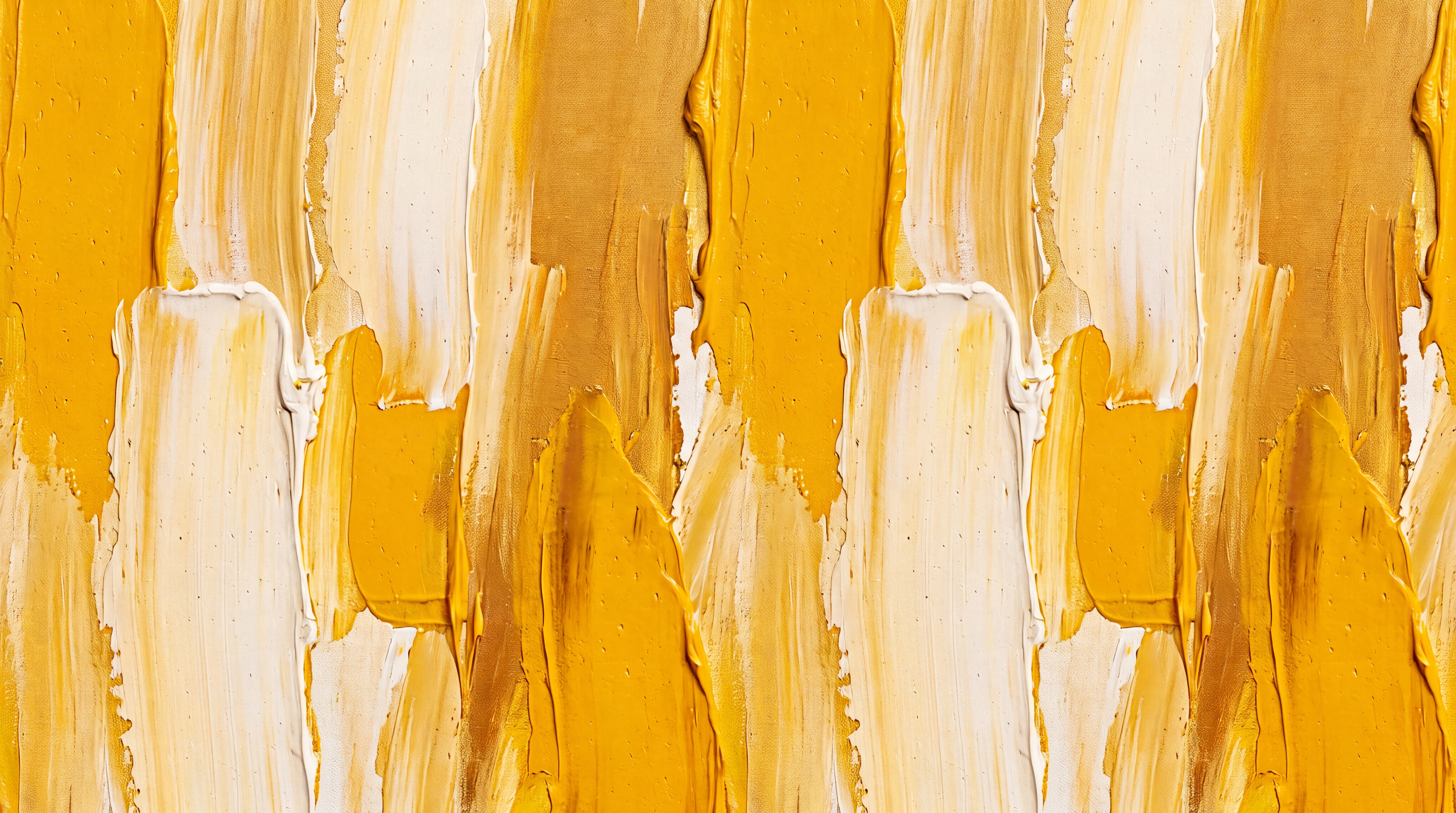 Yellow Pattern Decorative Abstract Wallpaper Mural, Peel-and-stick Finish