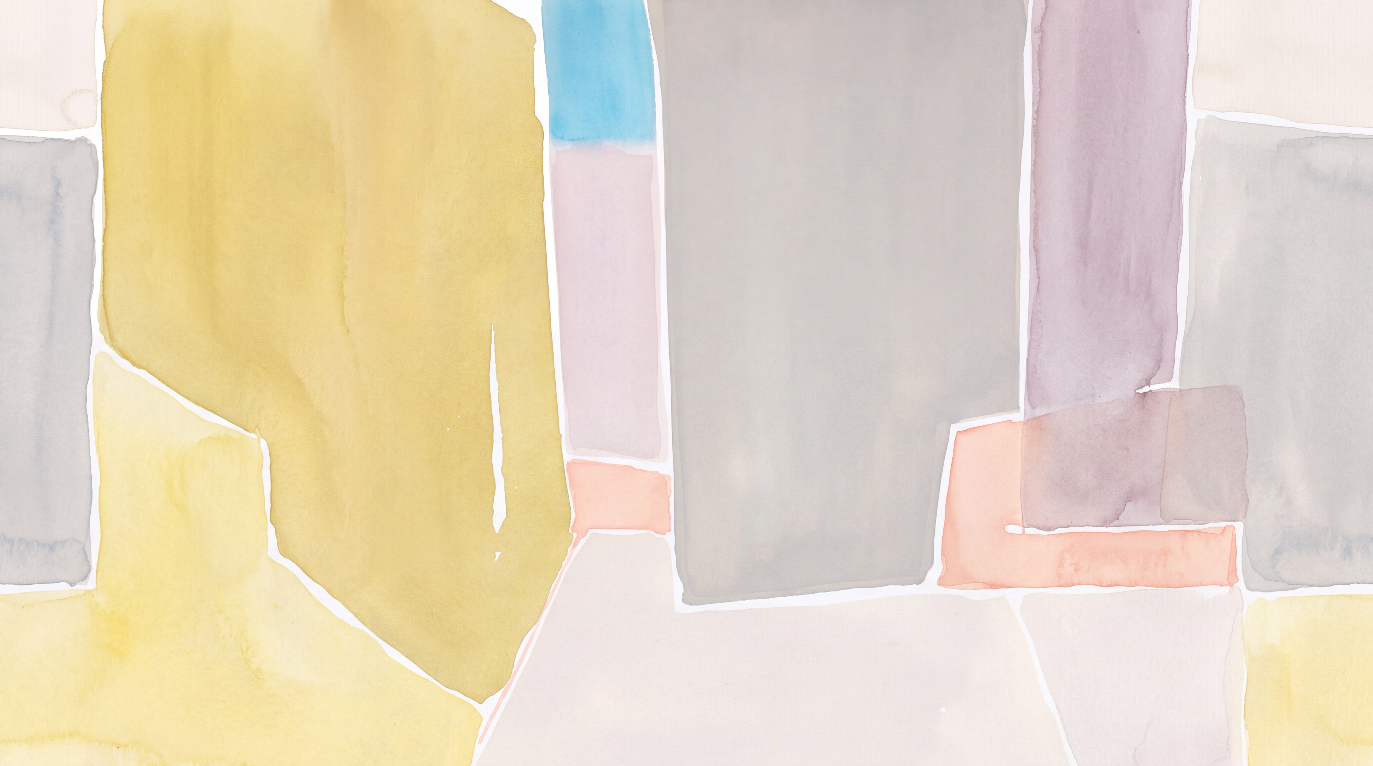 Pastel Blocks Abstract Wallpaper Mural, Peel-and-stick Finish