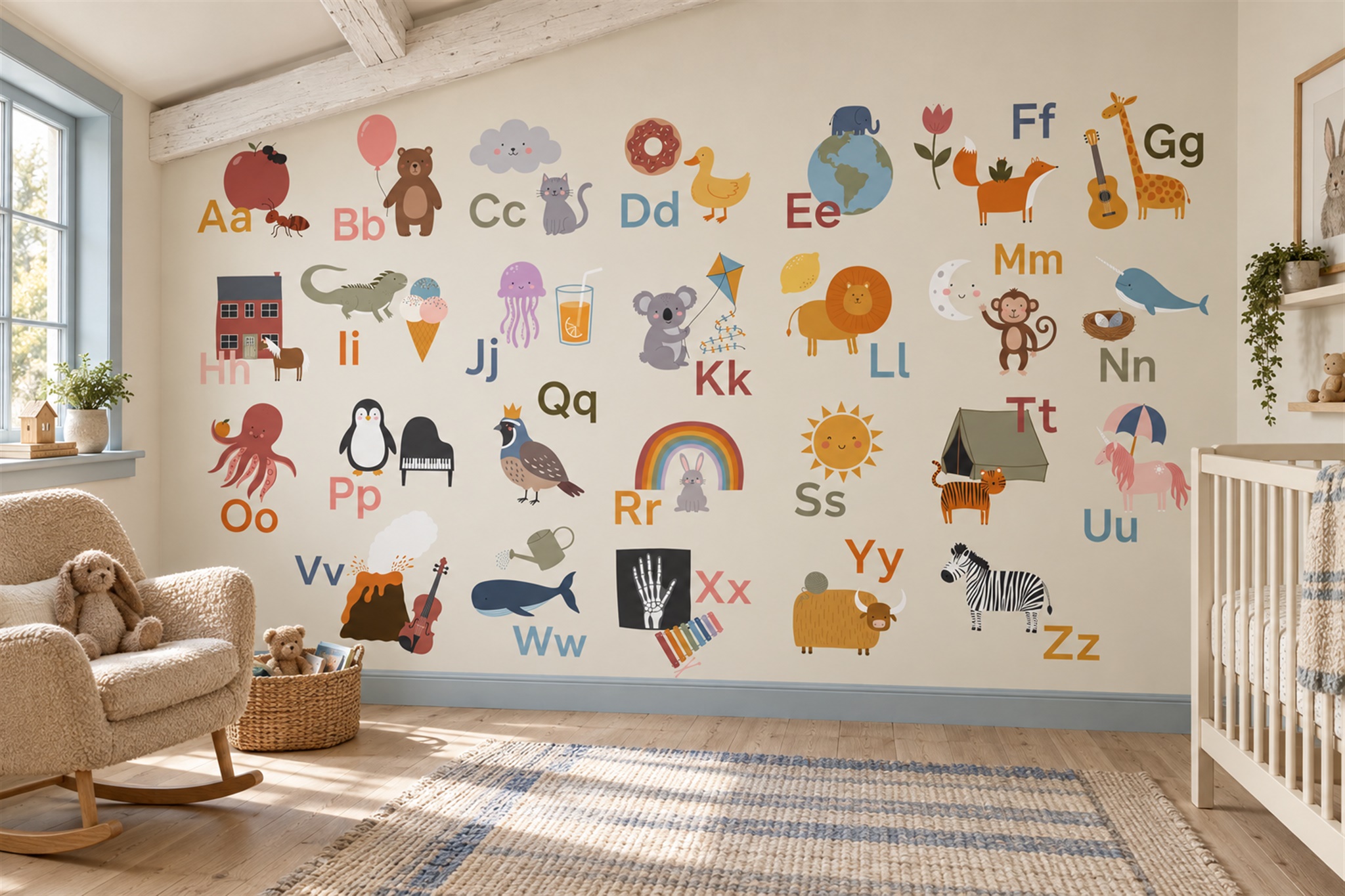 Beige Pattern Decorative Wallpaper Mural Layered Composition Wallpaper Nursery-wallpaper-murals, Peel-and-stick Finish