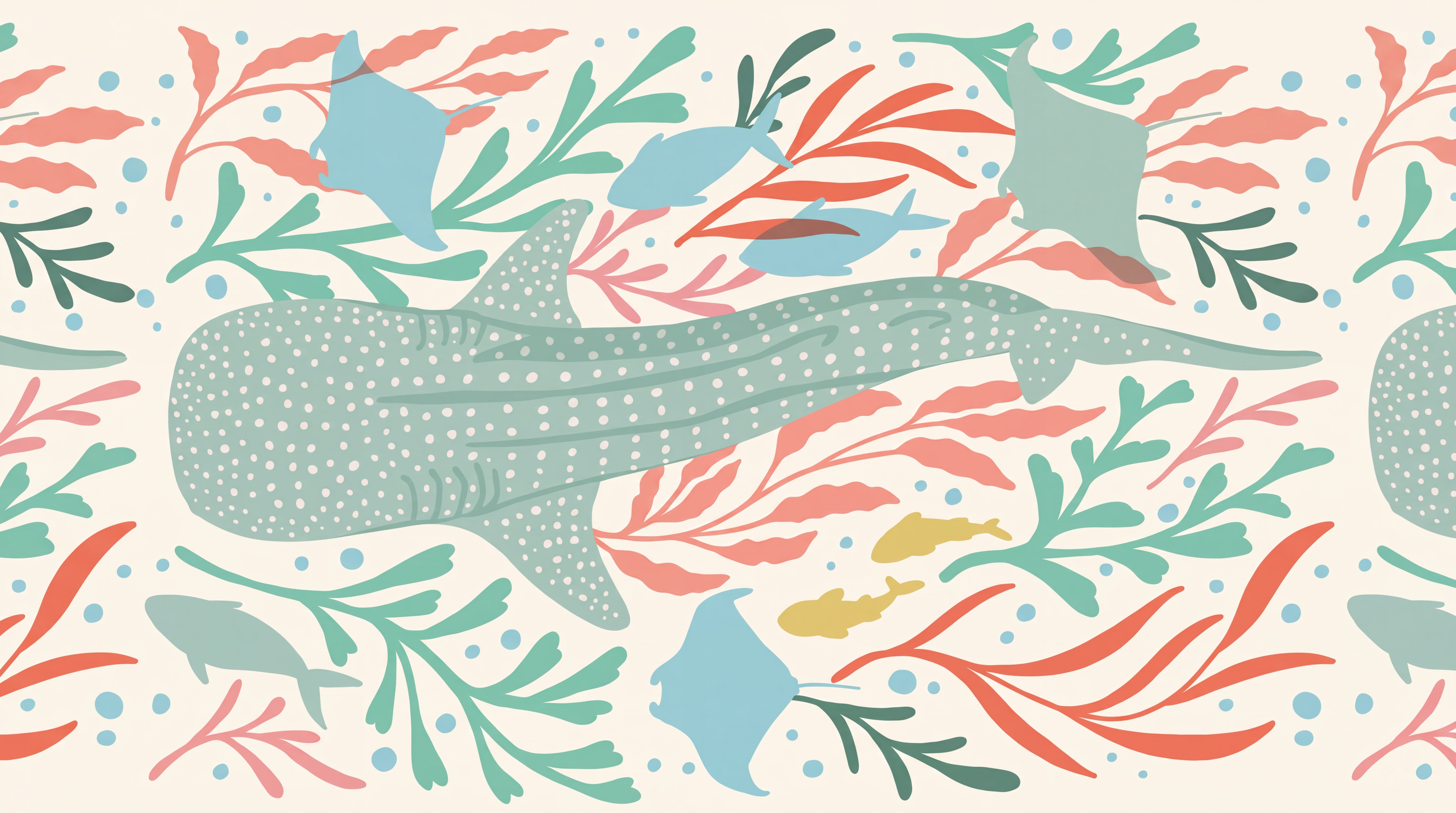 Mint Pattern Decorative Abstract Wallpaper Mural Accent-wall-wallpaper-murals, Peel-and-stick Finish