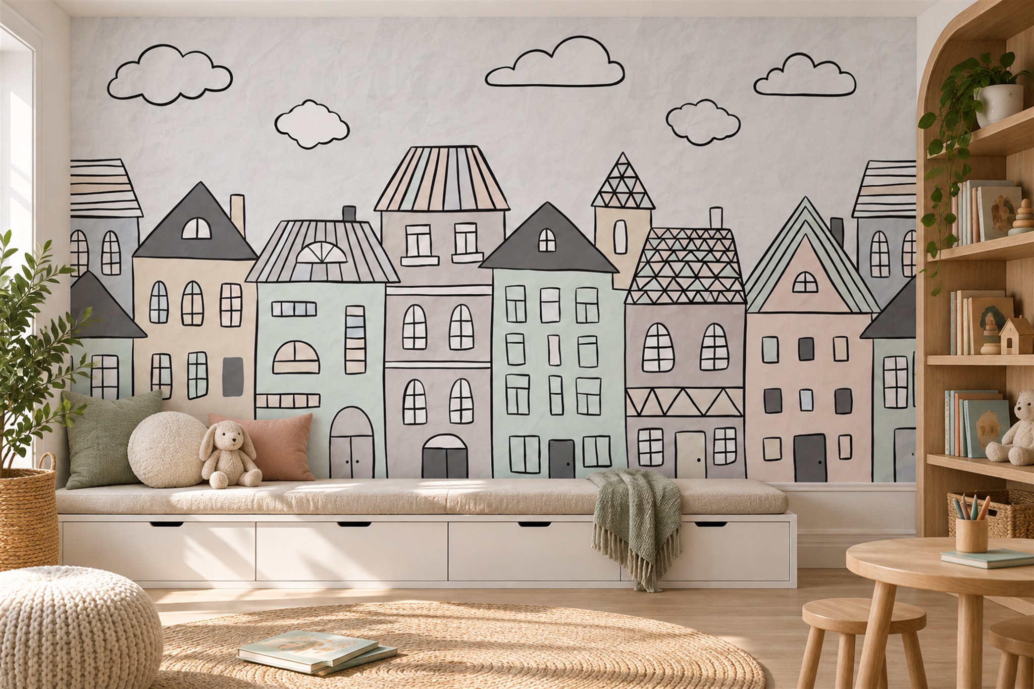 Will Removing Mural Wallpaper Damage the Wall? — wallpaper mural design preview, peel-and-stick finish