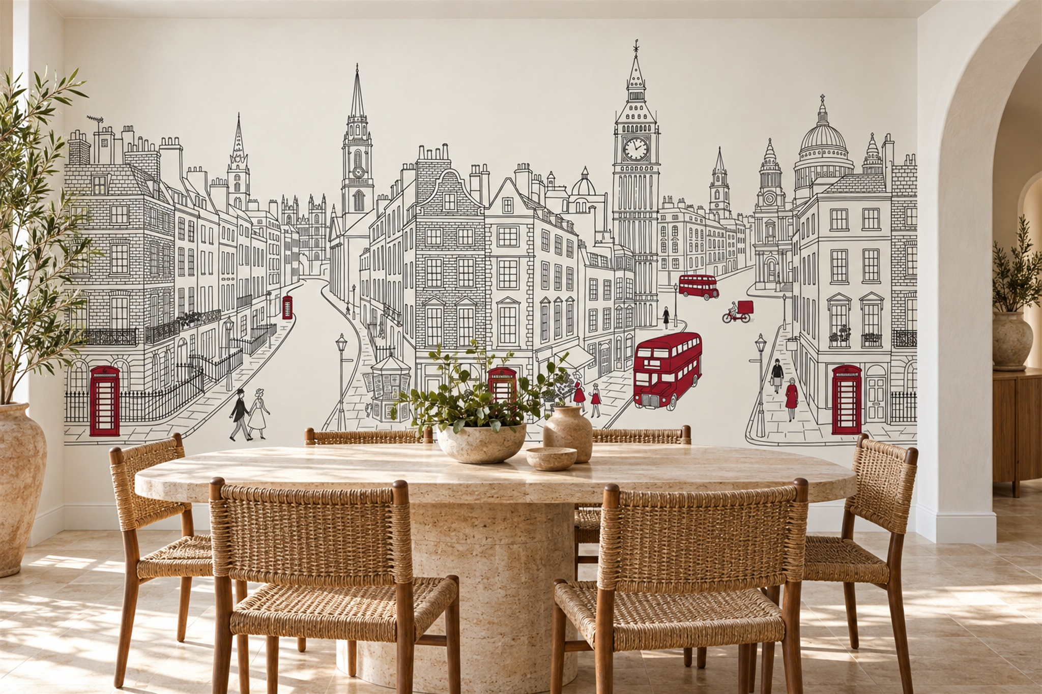 Grey Pattern Decorative Wallpaper Mural Layered Measured Wallpaper Mural Home-office-wallpaper-murals, Peel-and-stick Finish