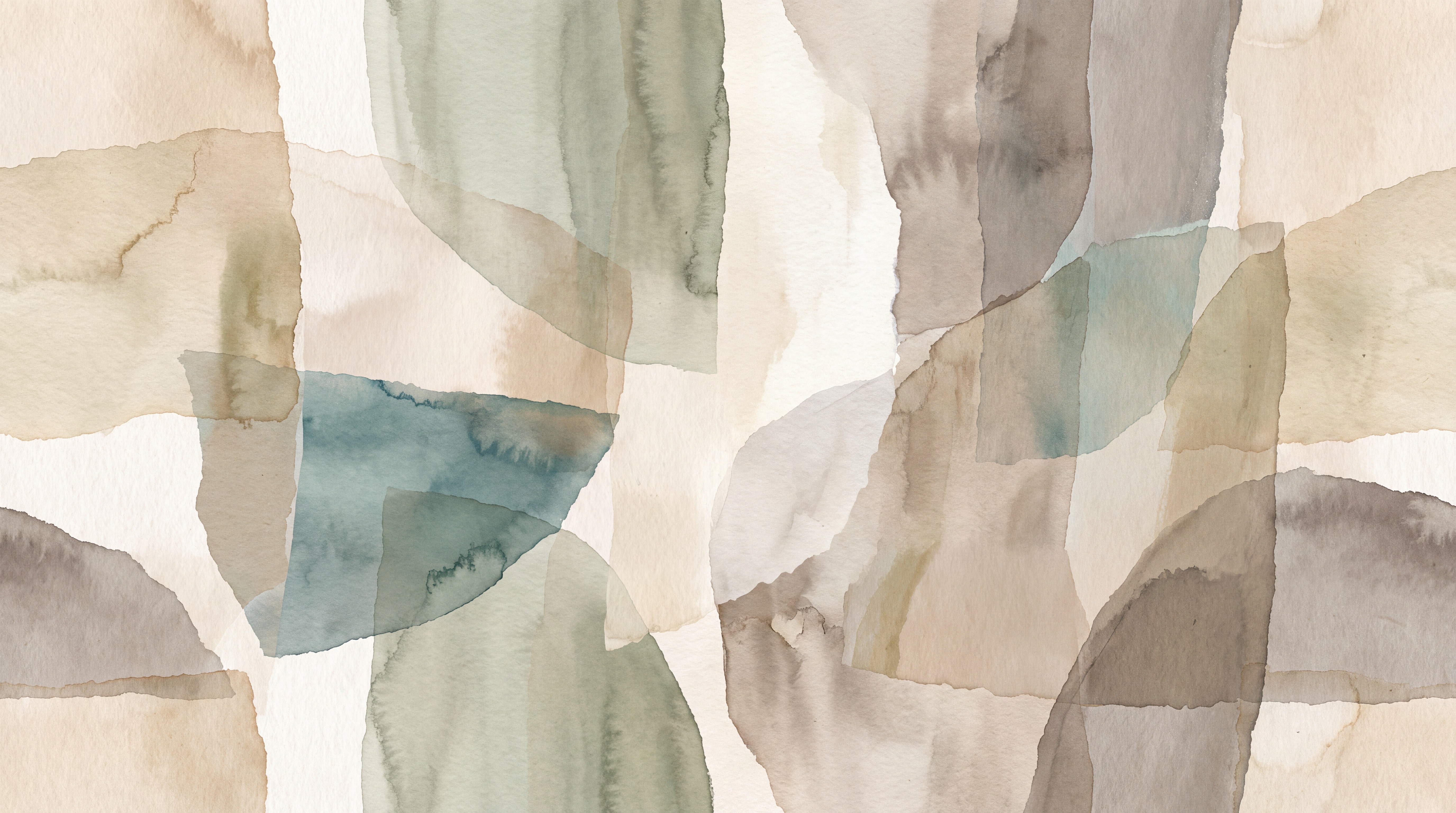 Beige Shaped Abstract Decorative Wallpaper Mural Accent-wall-wallpaper-murals, Peel-and-stick Finish