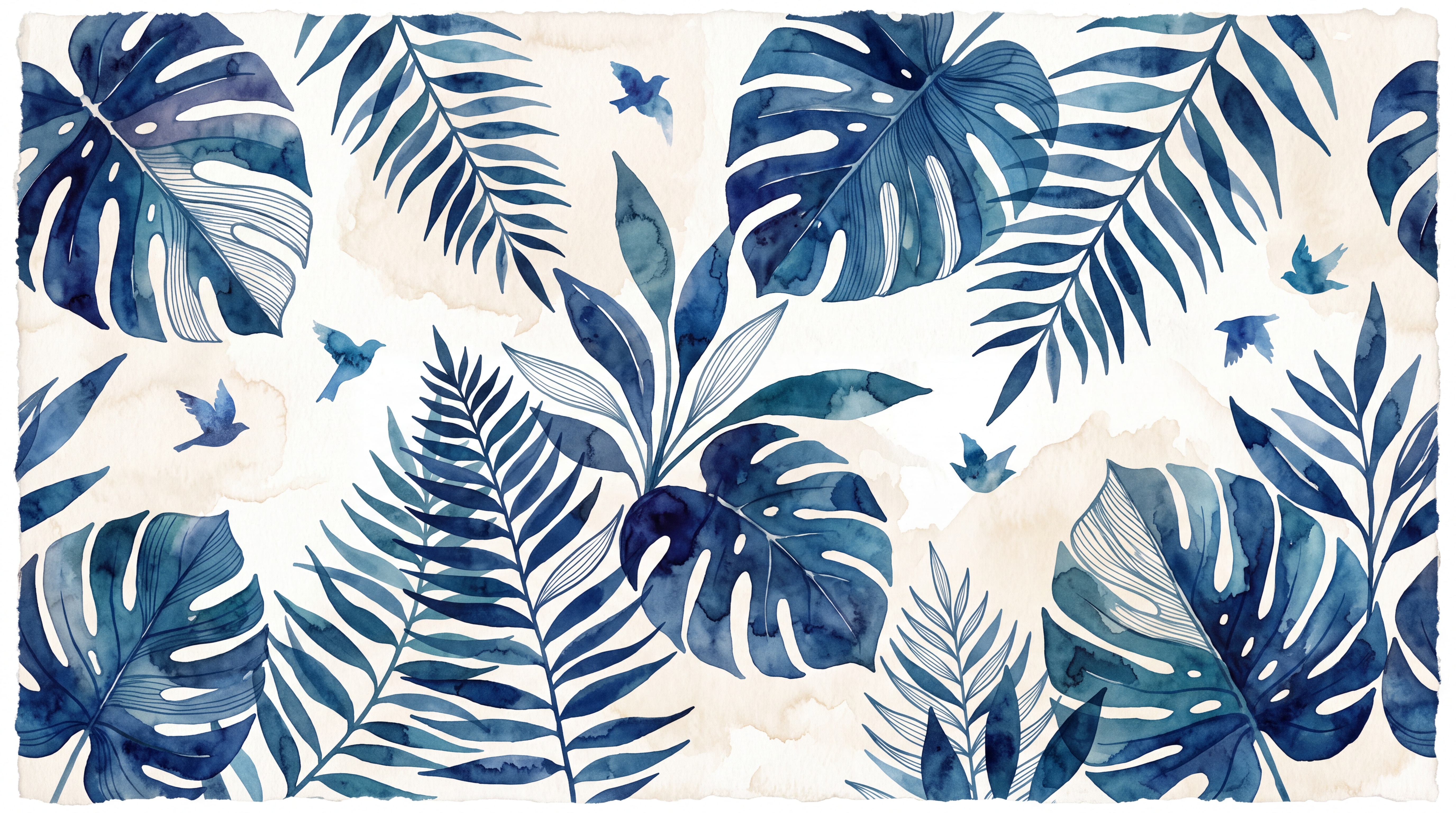 Grey Pattern Decorative Wallpaper Mural Layered Leaves Wallpaper Mural, Peel-and-stick Finish