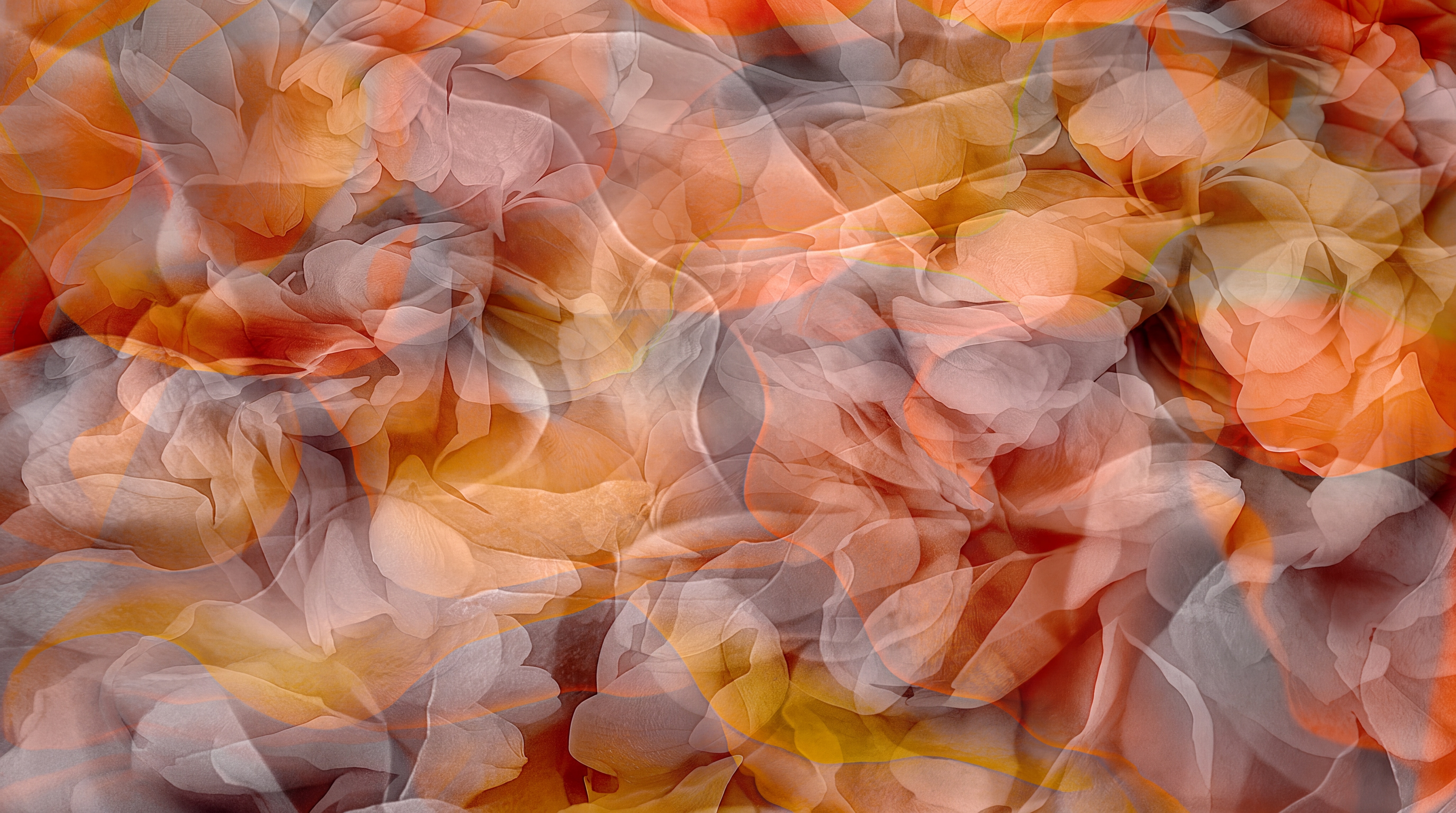 Orange Pattern Decorative Textured Wallpaper Mural Accent-wall-wallpaper-murals, Peel-and-stick Finish