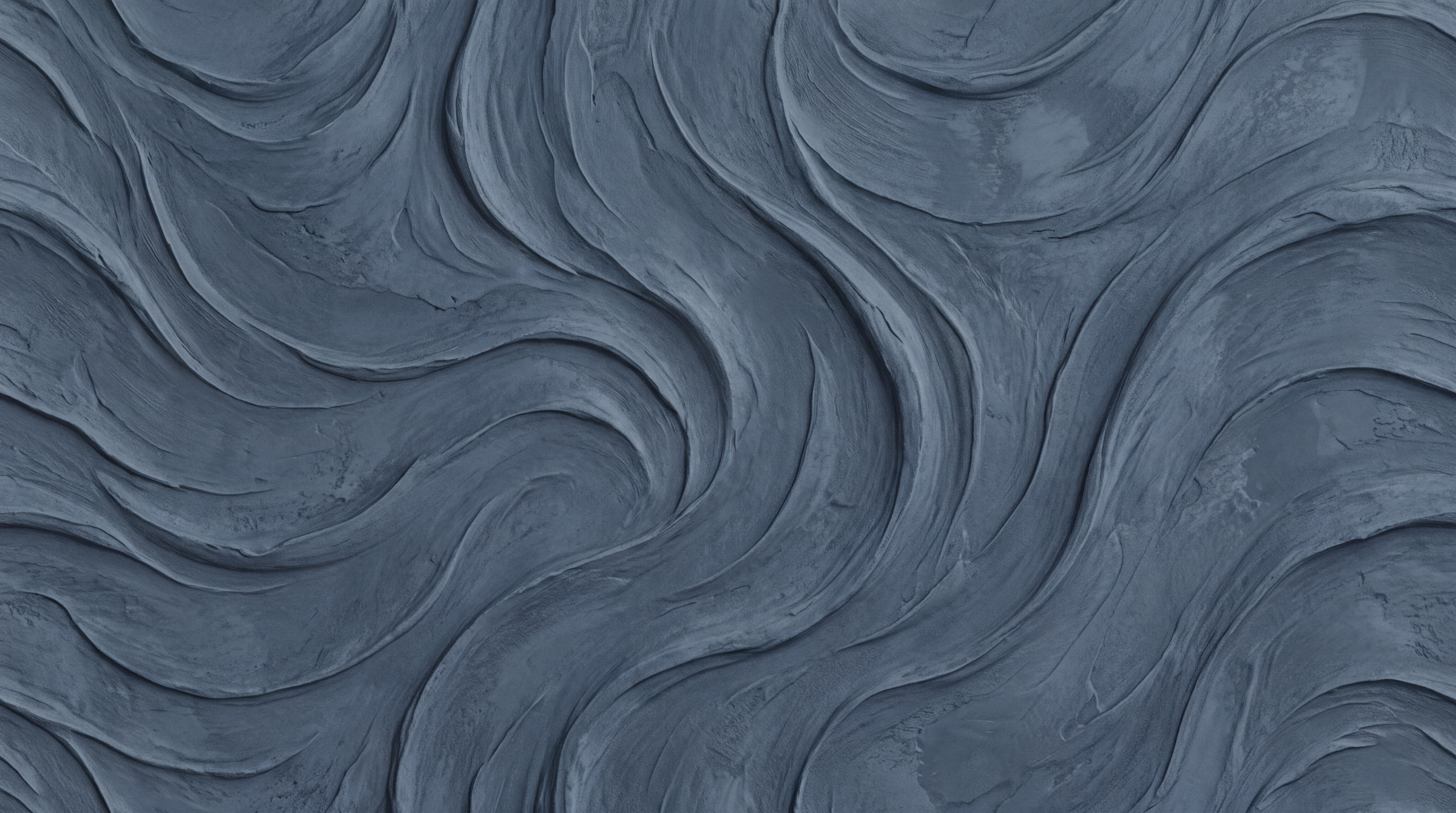 Blue Pattern Decorative Swirl Wallpaper Mural Accent-wall-wallpaper-murals, Peel-and-stick Finish