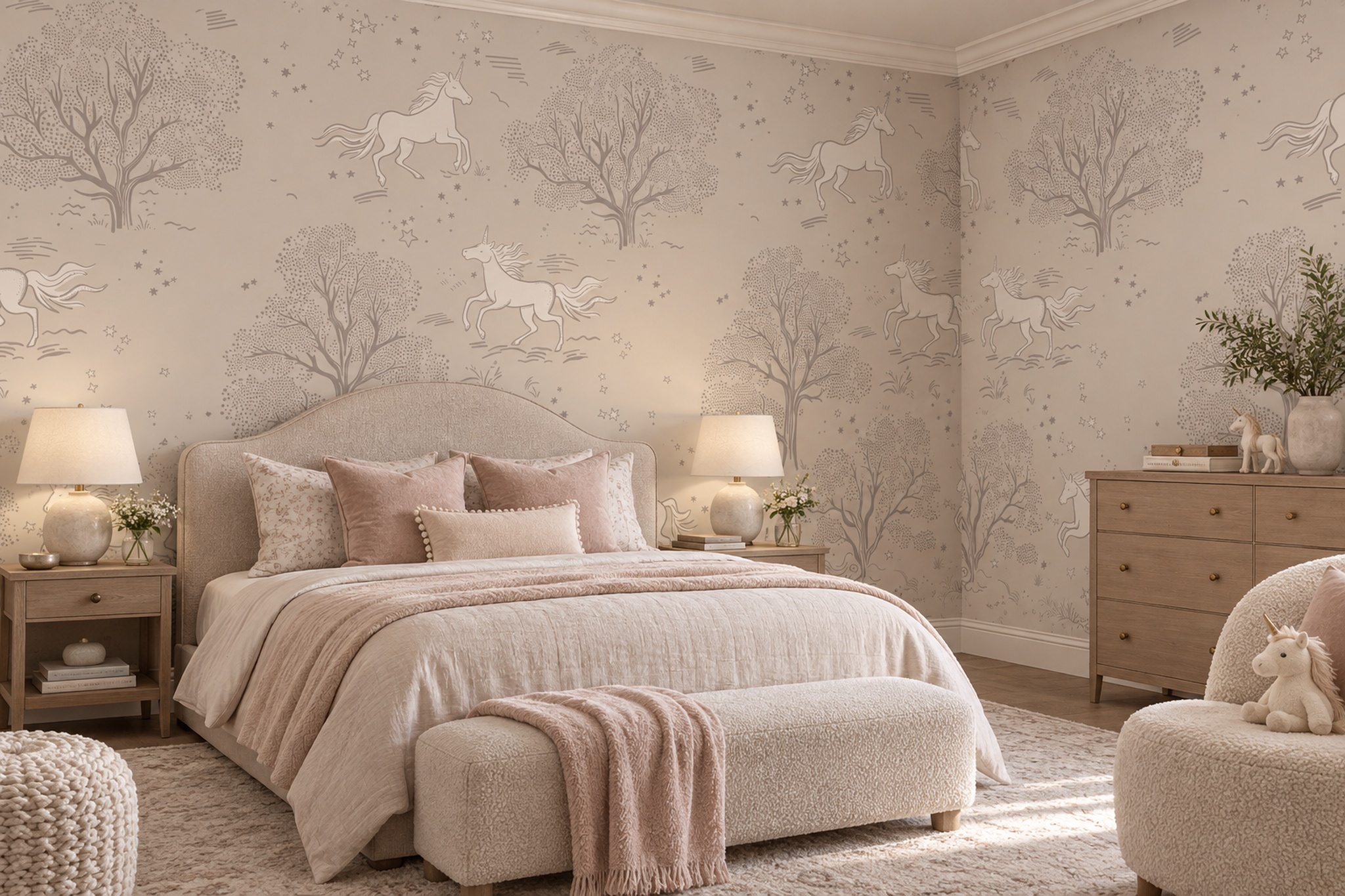 Beige Pattern Decorative Wallpaper Mural Layered Contour Wallpaper Mural Bedroom-wallpaper-murals, Peel-and-stick Finish