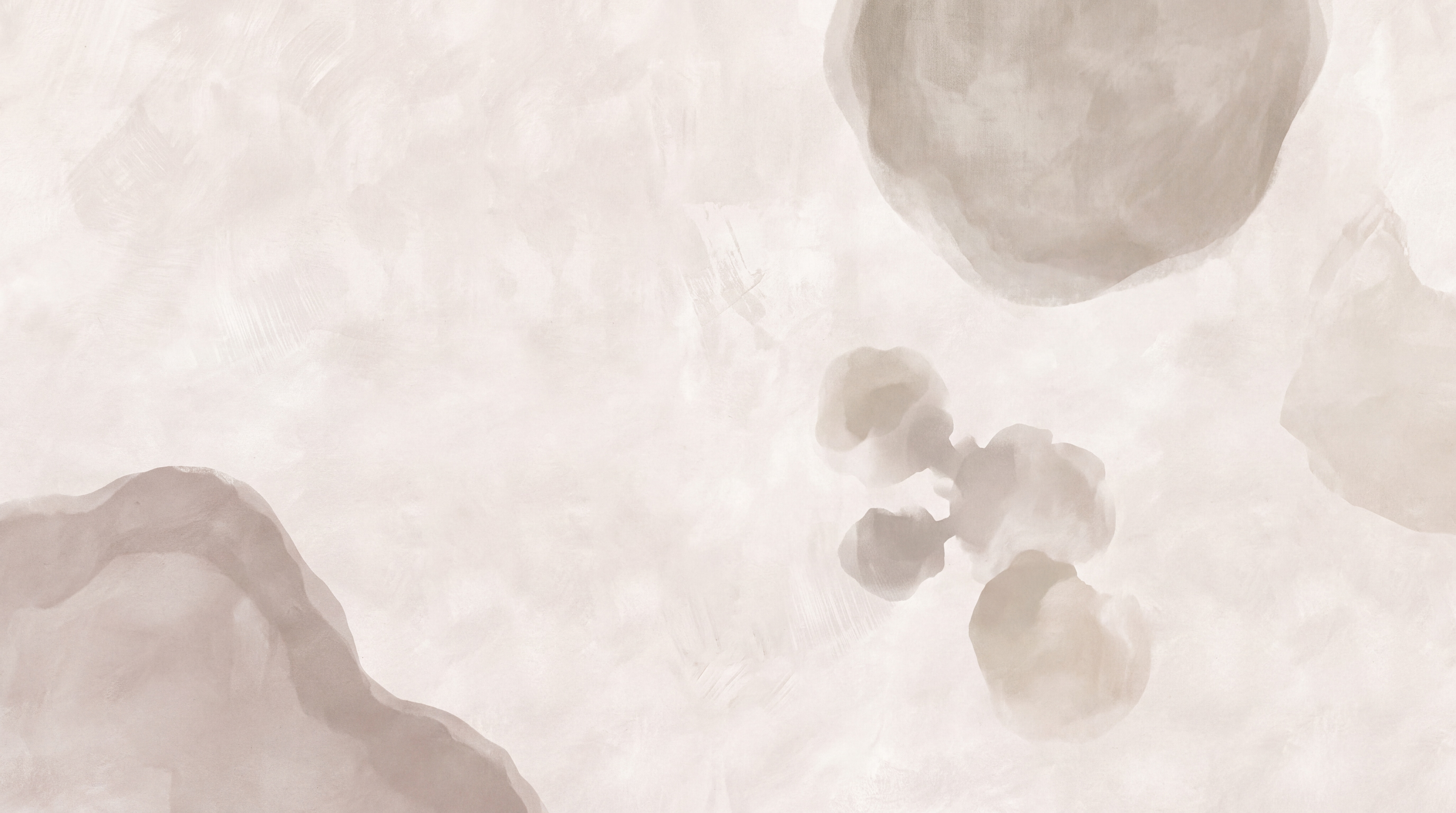 Beige Washed Artful Wallpaper Mural, Peel-and-stick Finish