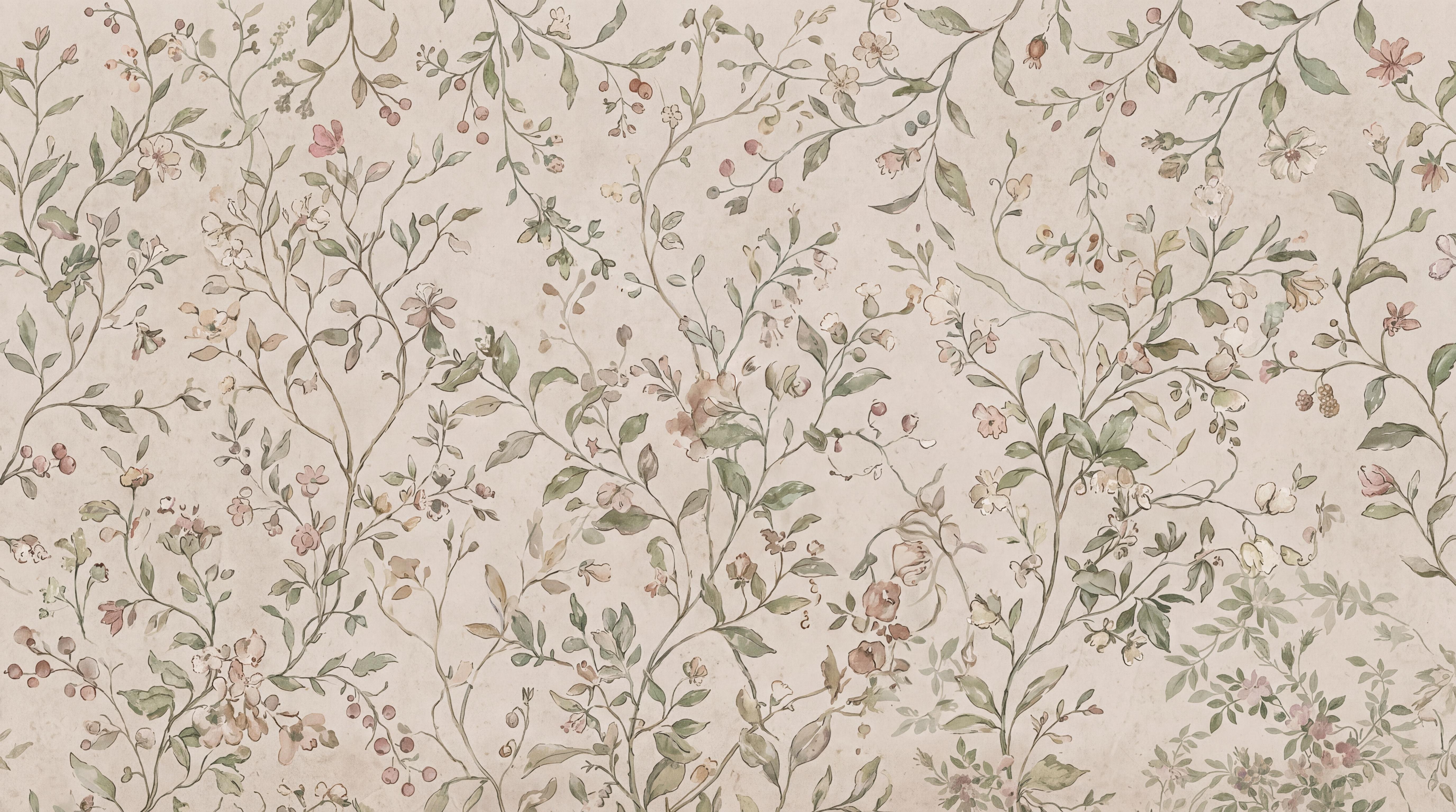 Tan And Neutral Abstract Forms Painterly Wallpaper Mural, Peel-and-stick Finish
