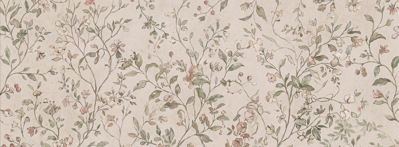 Tan And Neutral Abstract Forms Painterly Wallpaper Mural Entryway-wallpaper-murals, Peel-and-stick Finish
