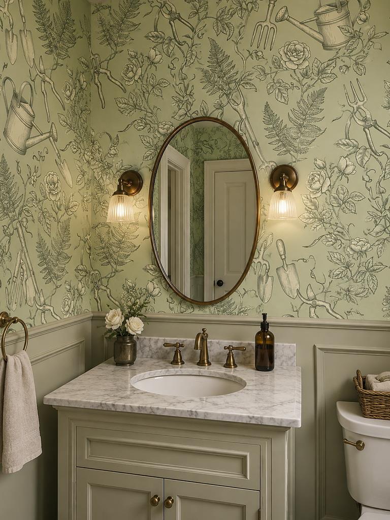 Tan And Neutral Abstract Forms Wallpaper Mural Layered Decorative Accent-wall-wallpaper-murals, Peel-and-stick Finish