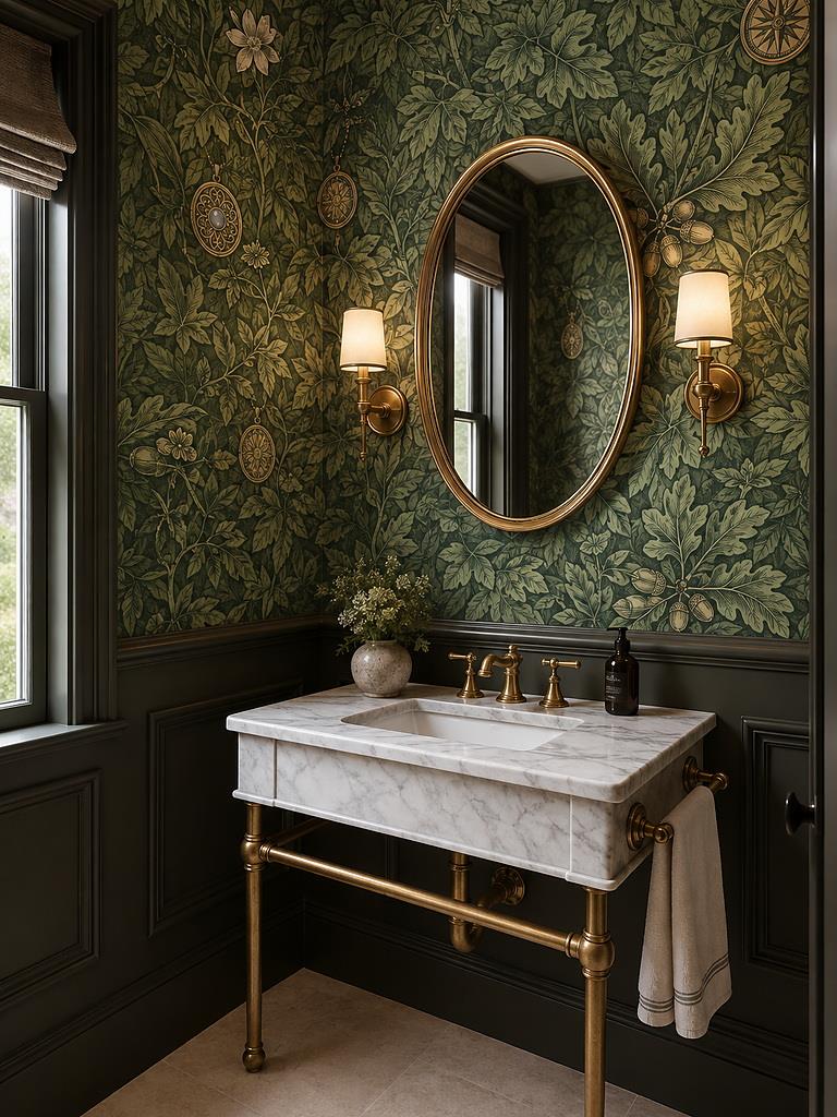 Tan And Neutral Abstract Forms Wallpaper Mural Layered Rhythm Accent-wall-wallpaper-murals, Peel-and-stick Finish