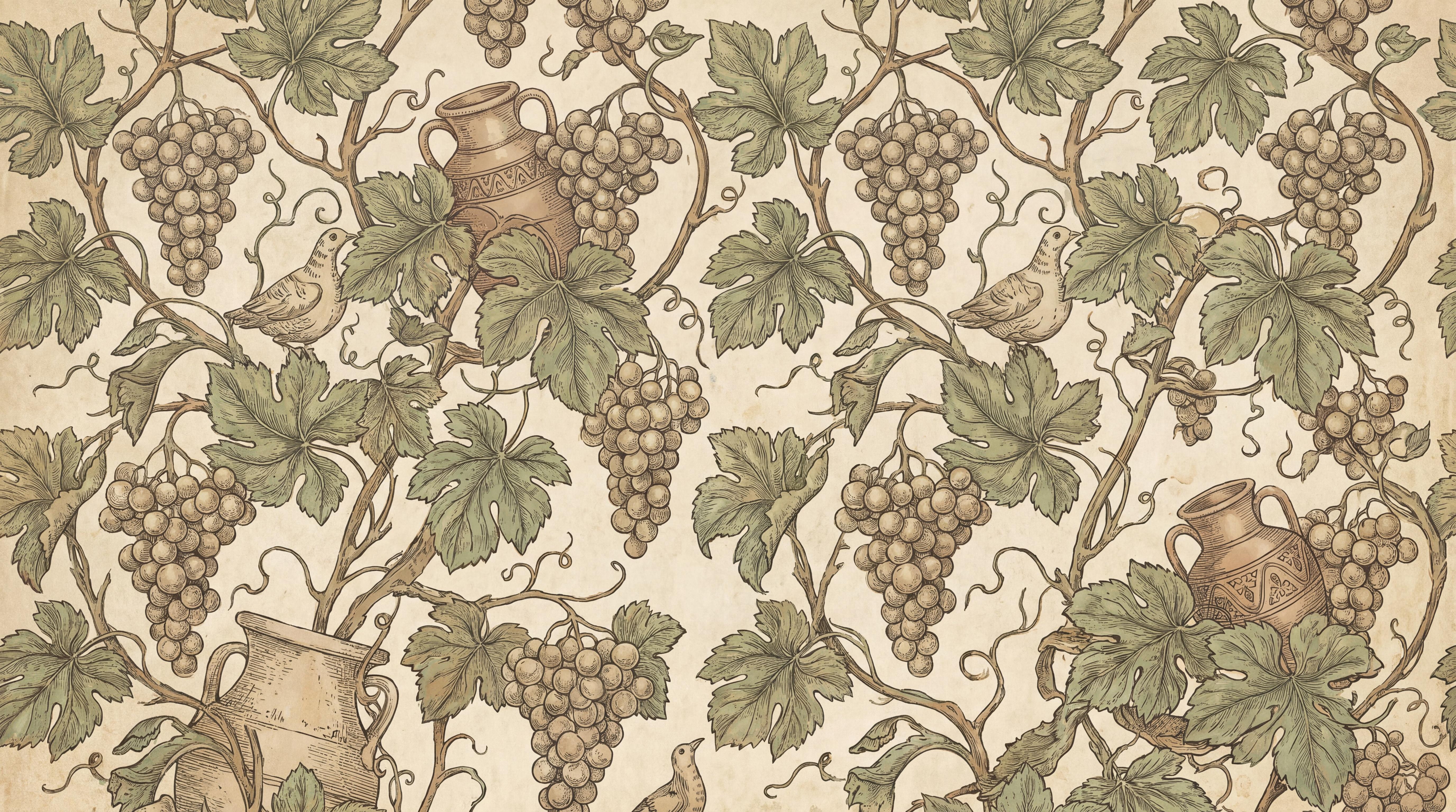 Tan And Neutral Abstract Forms Wallpaper Mural Layered Composition, Peel-and-stick Finish