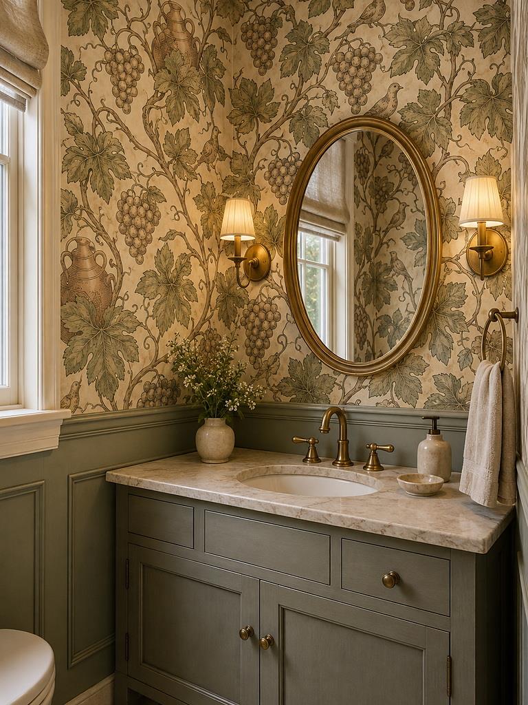 Tan And Neutral Abstract Forms Wallpaper Mural Layered Composition Accent-wall-wallpaper-murals, Peel-and-stick Finish