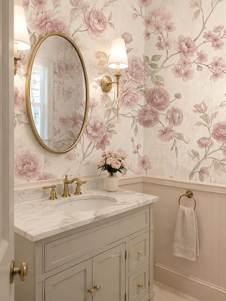 Tan And Neutral Abstract Forms Wallpaper Mural Layered Organic Accent-wall-wallpaper-murals, Peel-and-stick Finish