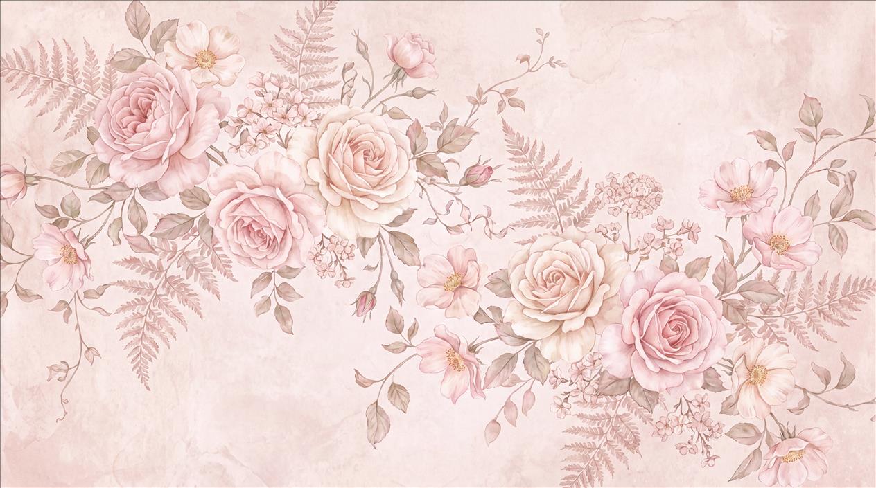 Tan And Neutral Abstract Forms Wallpaper Mural Layered Painterly Accent-wall-wallpaper-murals, Peel-and-stick Finish