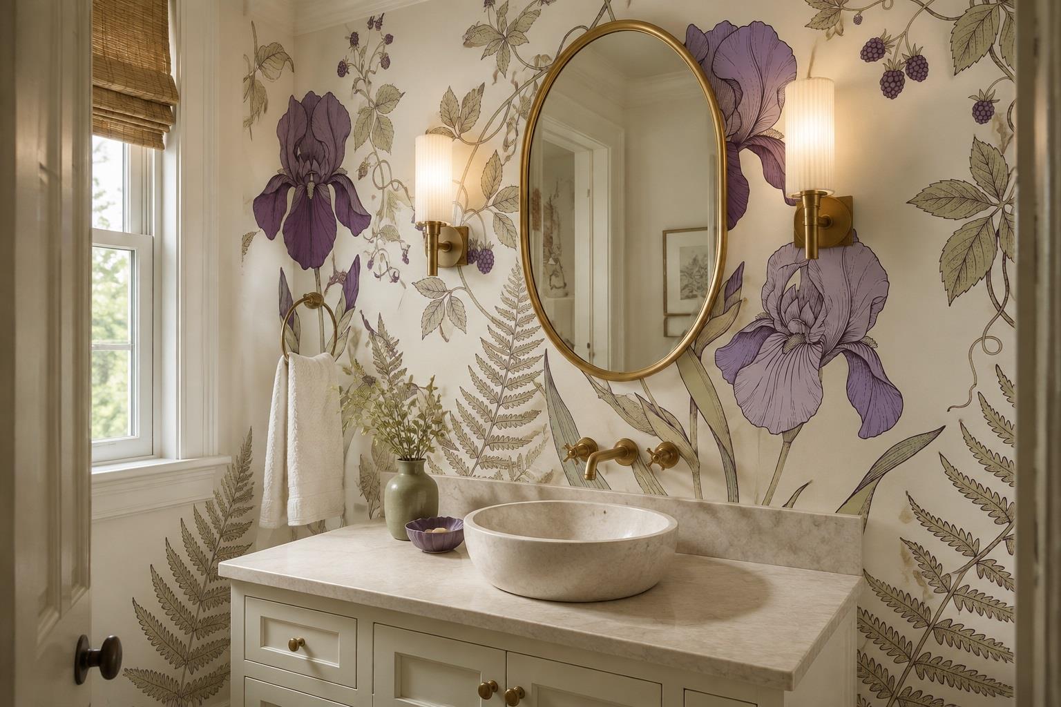 Tan And Neutral Abstract Forms Wallpaper Mural Layered Curved Accent-wall-wallpaper-murals, Peel-and-stick Finish