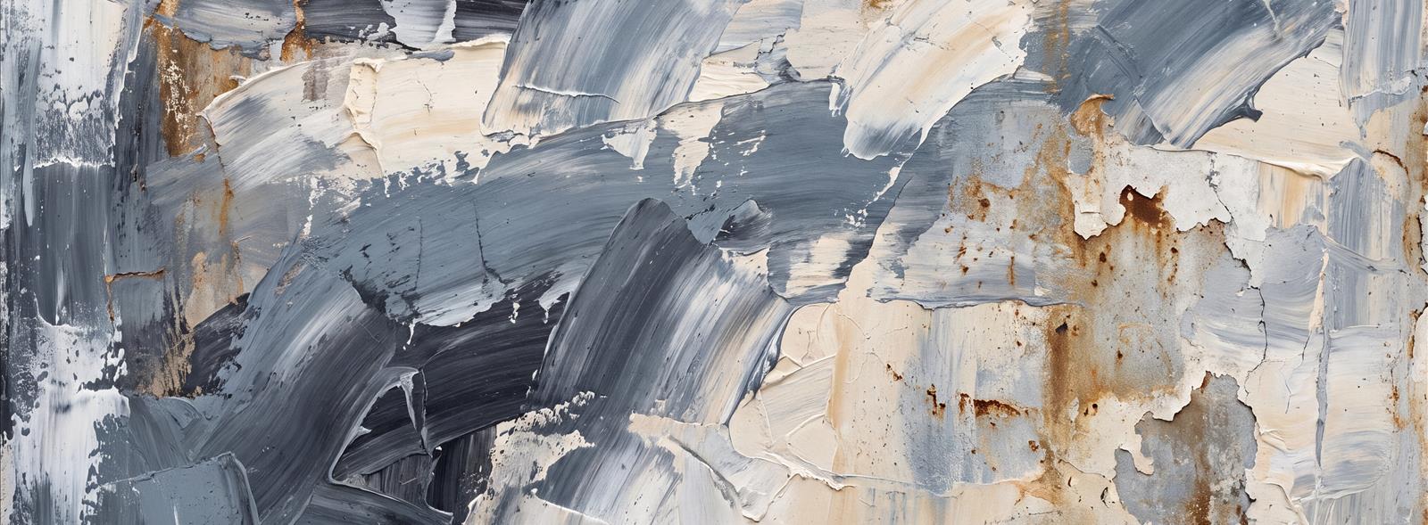 Tan And Neutral Abstract Forms Wallpaper Painterly Wallpaper Mural Living-room-wallpaper-murals, Peel-and-stick Finish
