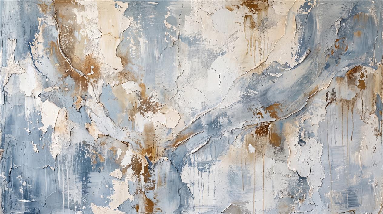 Tan And Neutral Abstract Forms Wallpaper Textured Wallpaper Mural Accent-wall-wallpaper-murals, Peel-and-stick Finish