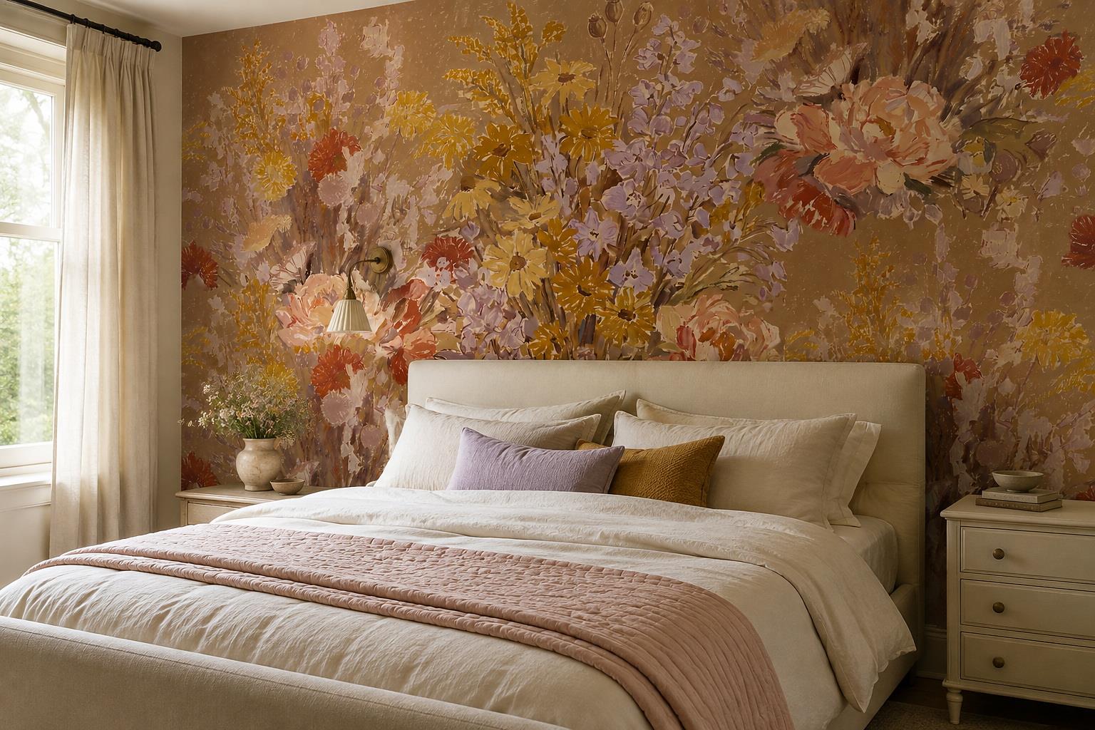 Tan And Neutral Abstract Forms Wallpaper Surface Wallpaper Mural Bedroom-wallpaper-murals, Peel-and-stick Finish