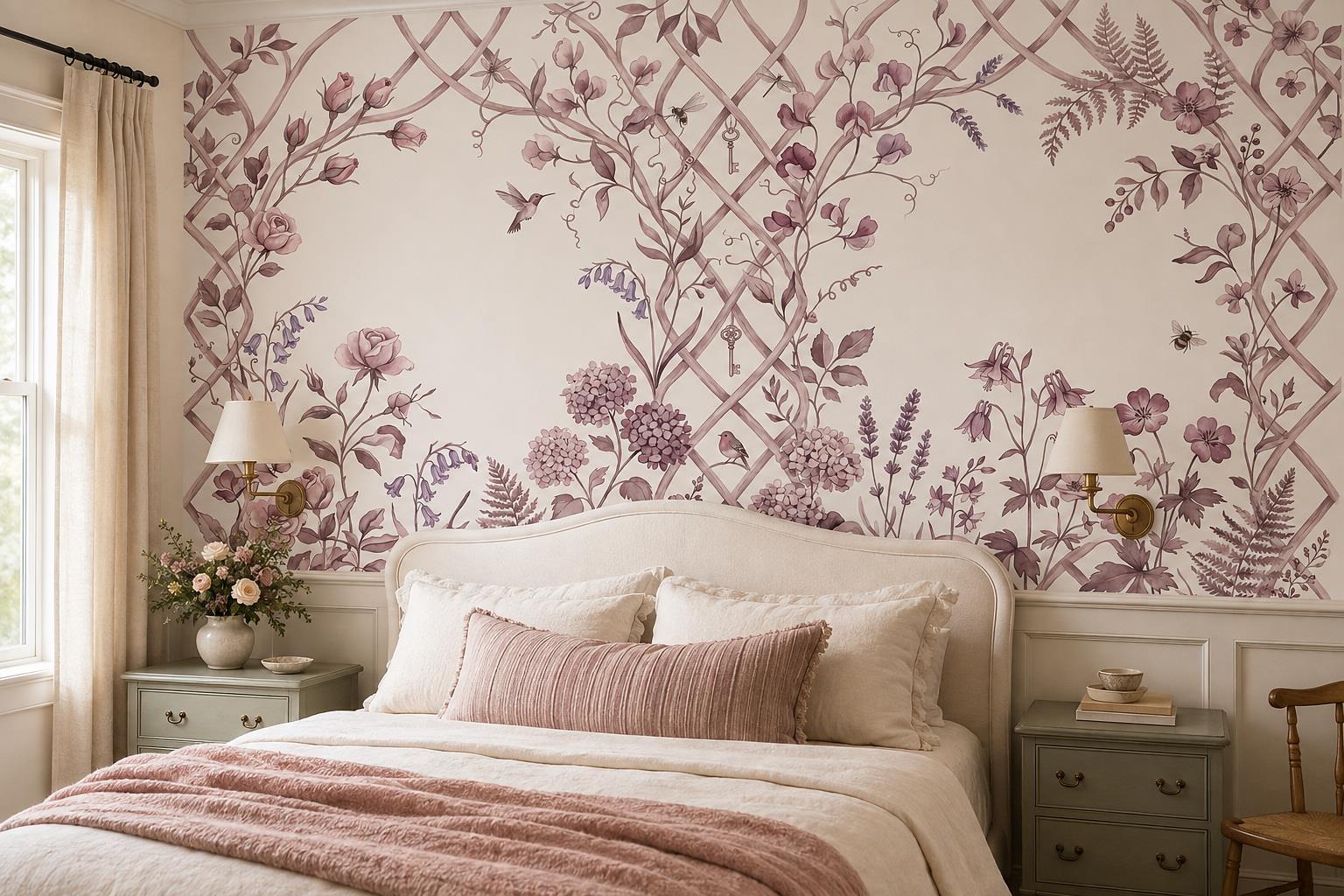 Tan And Neutral Abstract Forms Wallpaper Graphic Wallpaper Mural Bedroom-wallpaper-murals, Peel-and-stick Finish