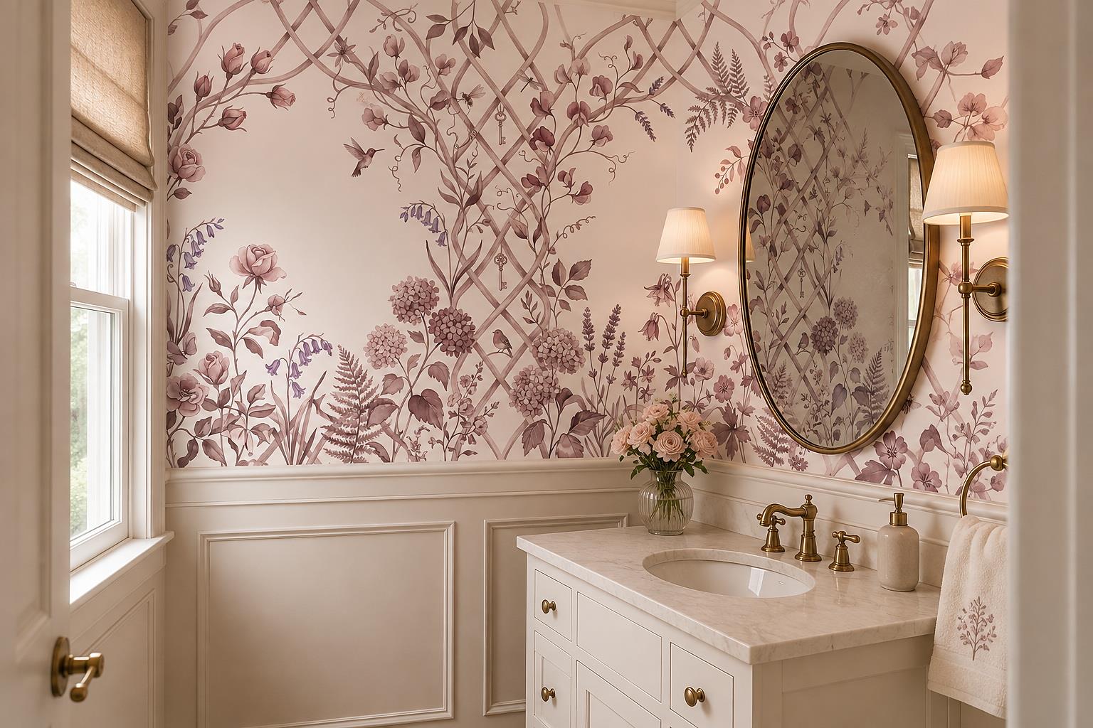 Tan And Neutral Abstract Forms Wallpaper Graphic Wallpaper Mural Accent-wall-wallpaper-murals, Peel-and-stick Finish