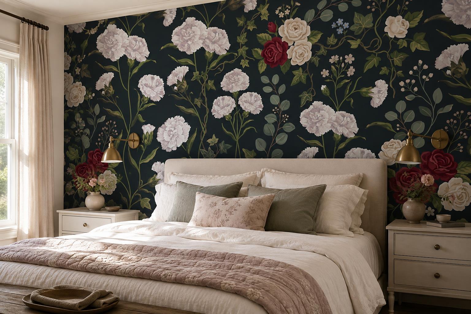 Tan And Neutral Abstract Forms Wallpaper Measured Wallpaper Mural Bedroom-wallpaper-murals, Peel-and-stick Finish