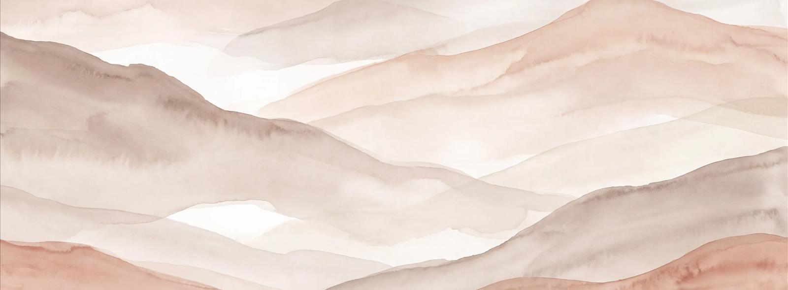 Tan And Neutral Abstract Forms Painterly Textured Wallpaper Mural Living-room-wallpaper-murals, Peel-and-stick Finish