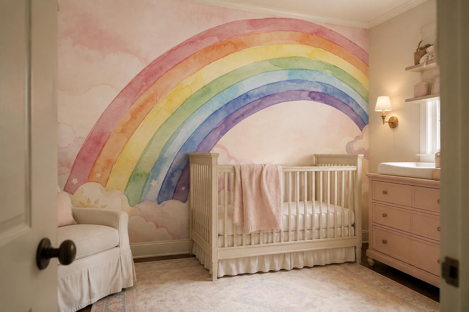 Tan And Neutral Abstract Forms Painterly Forms Wallpaper Mural Accent-wall-wallpaper-murals, Peel-and-stick Finish