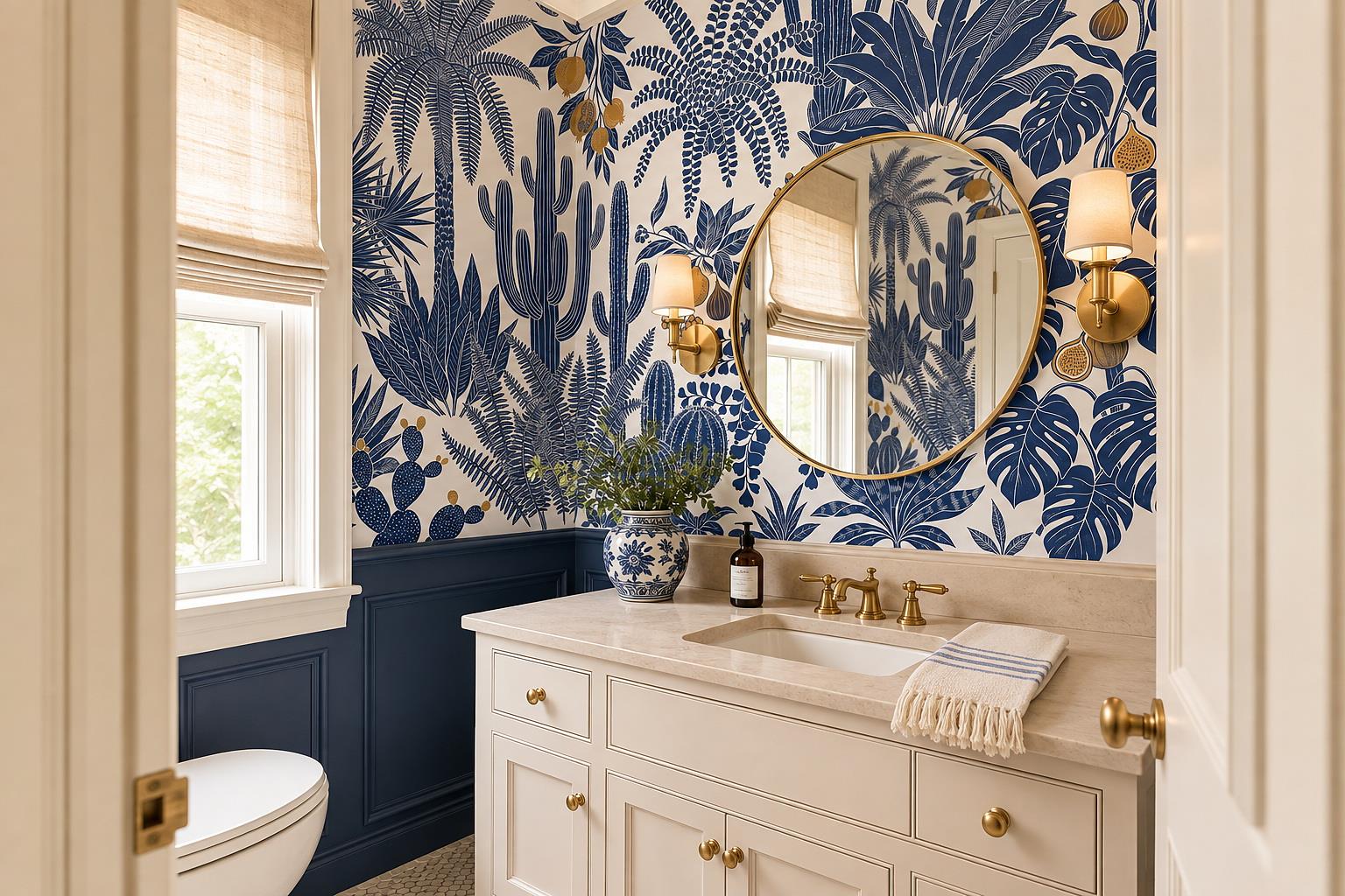 Tan And Neutral Abstract Forms Painterly Quiet Wallpaper Mural Accent-wall-wallpaper-murals, Peel-and-stick Finish