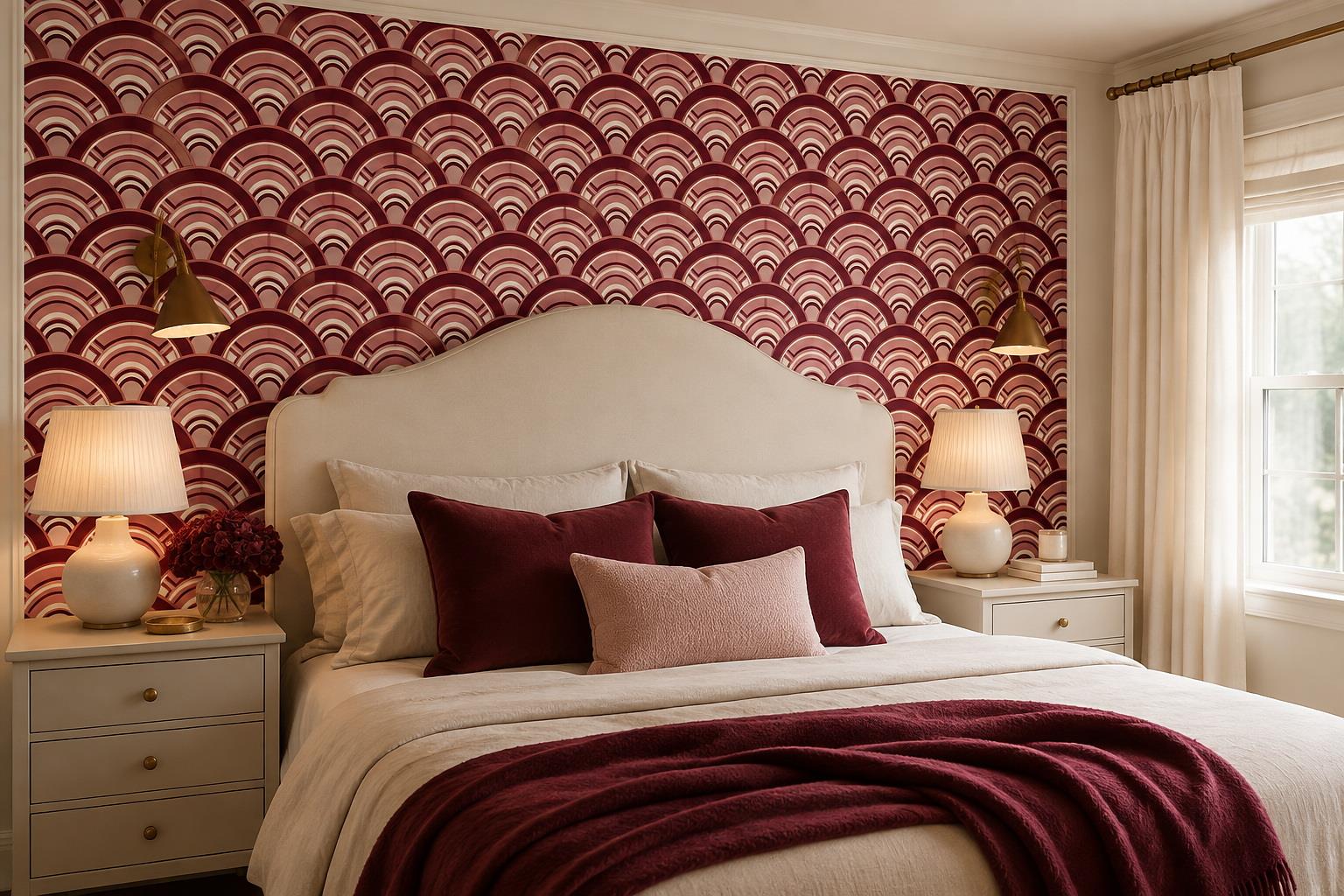 Tan And Neutral Abstract Forms Painterly Expressive Wallpaper Mural Bedroom-wallpaper-murals, Peel-and-stick Finish