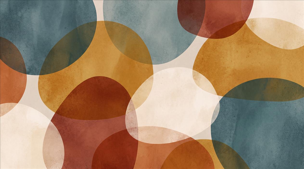 Tan And Neutral Abstract Forms Painterly Bold Wallpaper Mural Accent-wall-wallpaper-murals, Peel-and-stick Finish