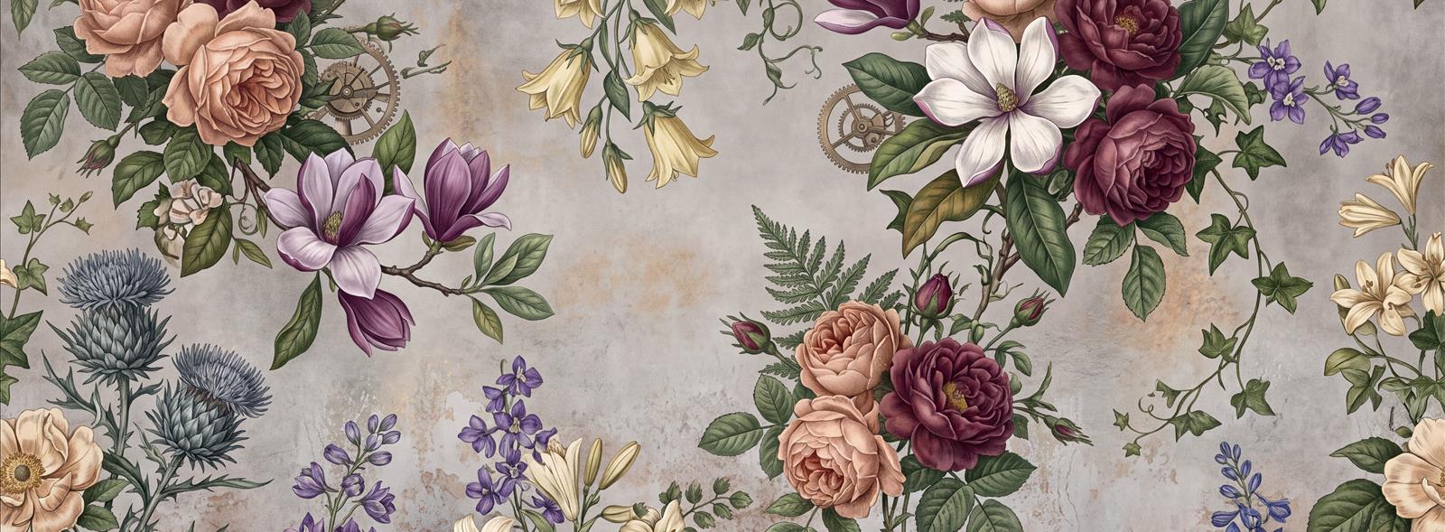 Tan And Neutral Abstract Forms Layered Organic Wallpaper Mural Accent-wall-wallpaper-murals, Peel-and-stick Finish