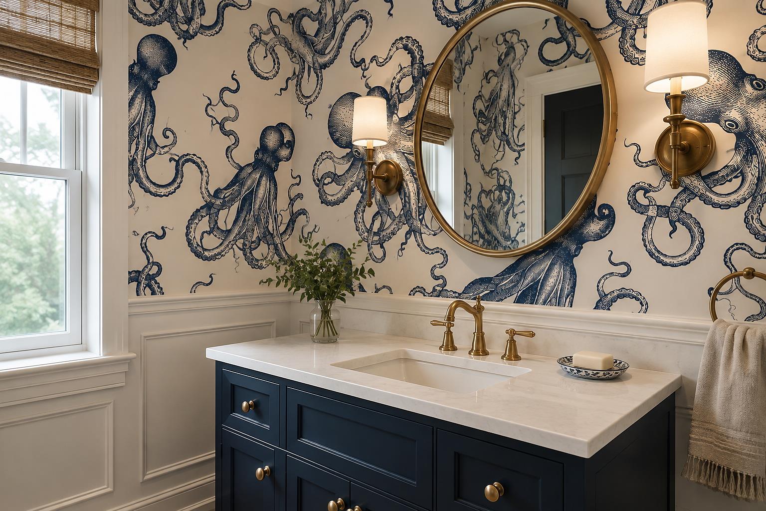 Tan And Neutral Abstract Forms Textured Painterly Wallpaper Mural Accent-wall-wallpaper-murals, Peel-and-stick Finish