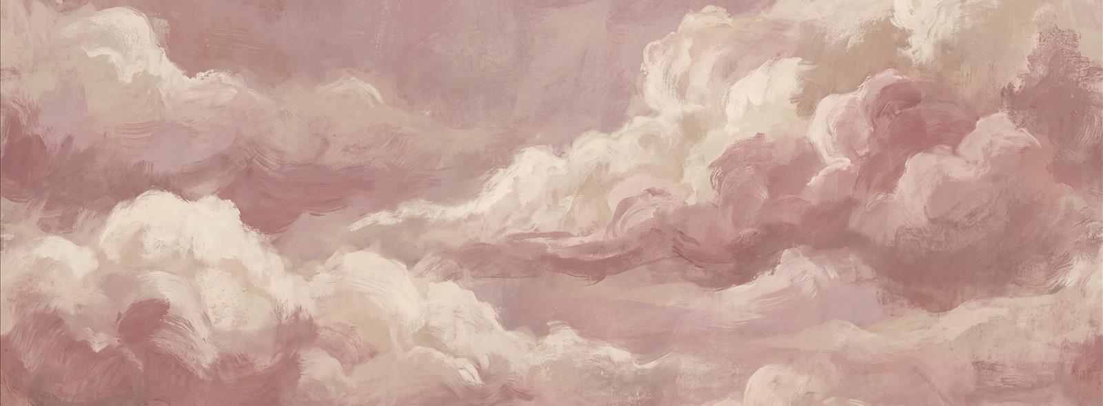 Tan And Neutral Abstract Forms Textured Illustrated Wallpaper Mural Accent-wall-wallpaper-murals, Peel-and-stick Finish