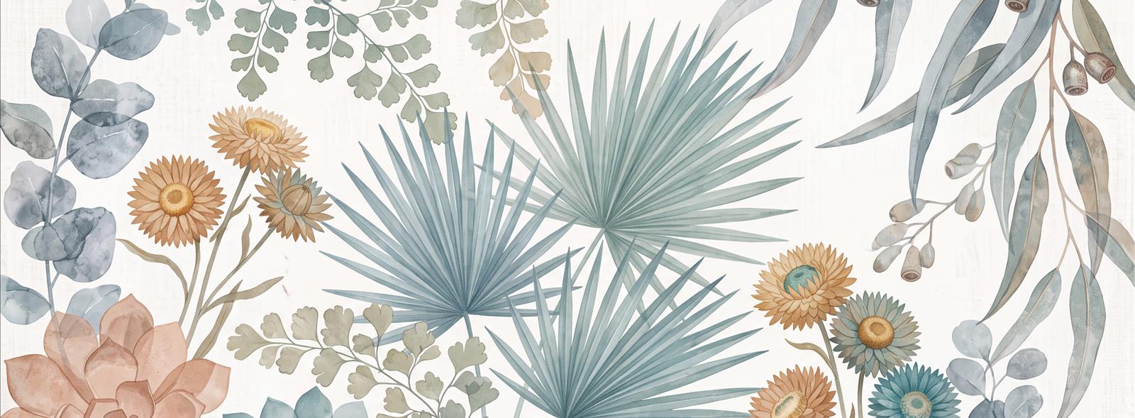 Tan And Neutral Abstract Forms Textured Brushwork Wallpaper Mural Dining-room-wallpaper-murals, Peel-and-stick Finish