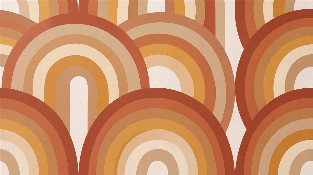 Tan And Neutral Abstract Forms Textured Detail Wallpaper Mural Accent-wall-wallpaper-murals, Peel-and-stick Finish