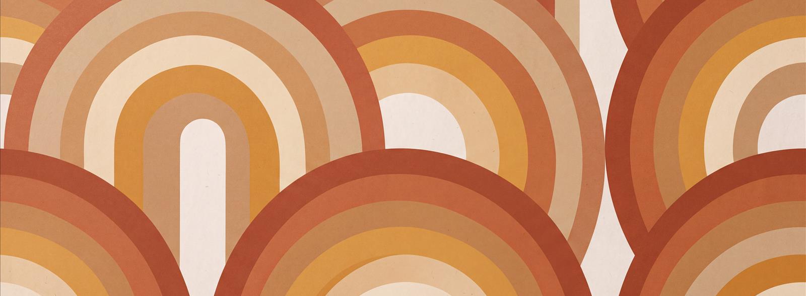 Tan And Neutral Abstract Forms Textured Detail Wallpaper Mural Dining-room-wallpaper-murals, Peel-and-stick Finish