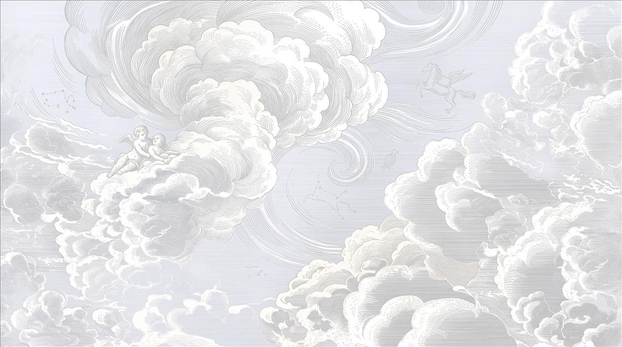 Tan And Neutral Abstract Forms Textured Composition Wallpaper Mural Accent-wall-wallpaper-murals, Peel-and-stick Finish
