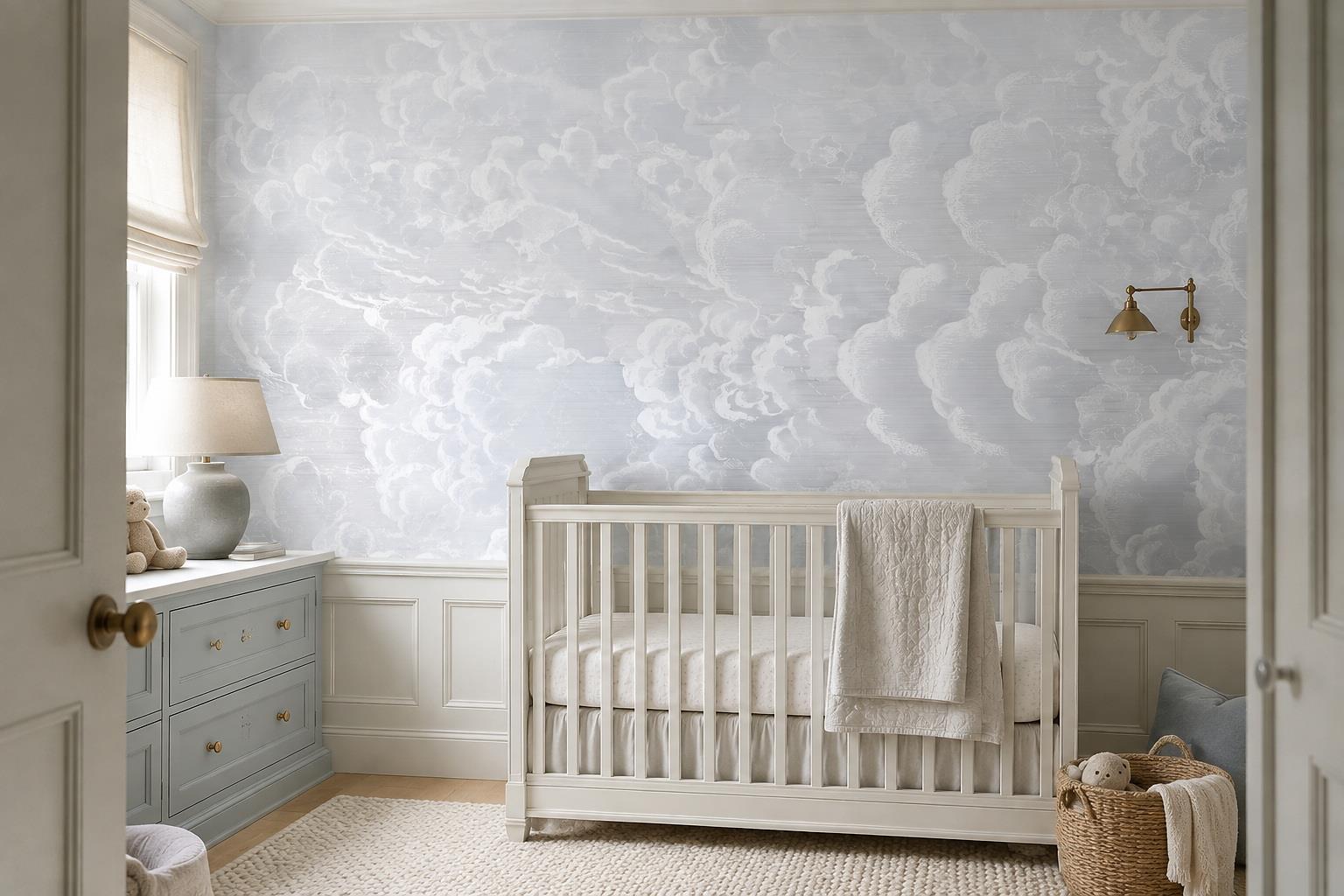 Tan And Neutral Abstract Forms Textured Quiet Wallpaper Mural Accent-wall-wallpaper-murals, Peel-and-stick Finish