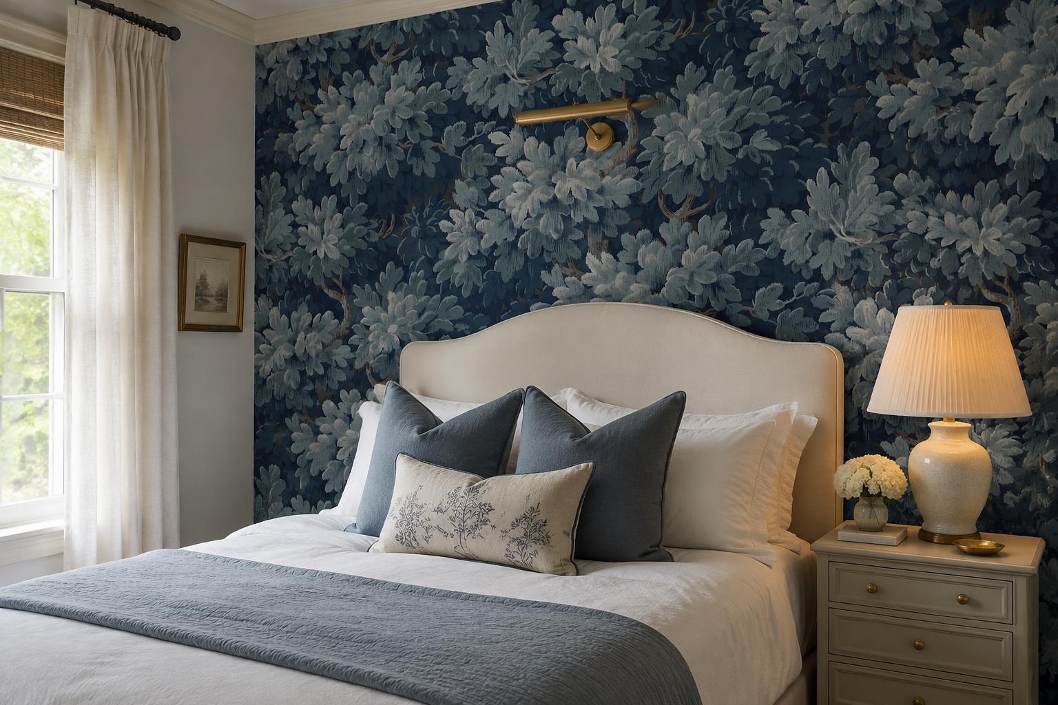 Tan And Neutral Abstract Forms Organic Linear Wallpaper Mural Bedroom-wallpaper-murals, Peel-and-stick Finish