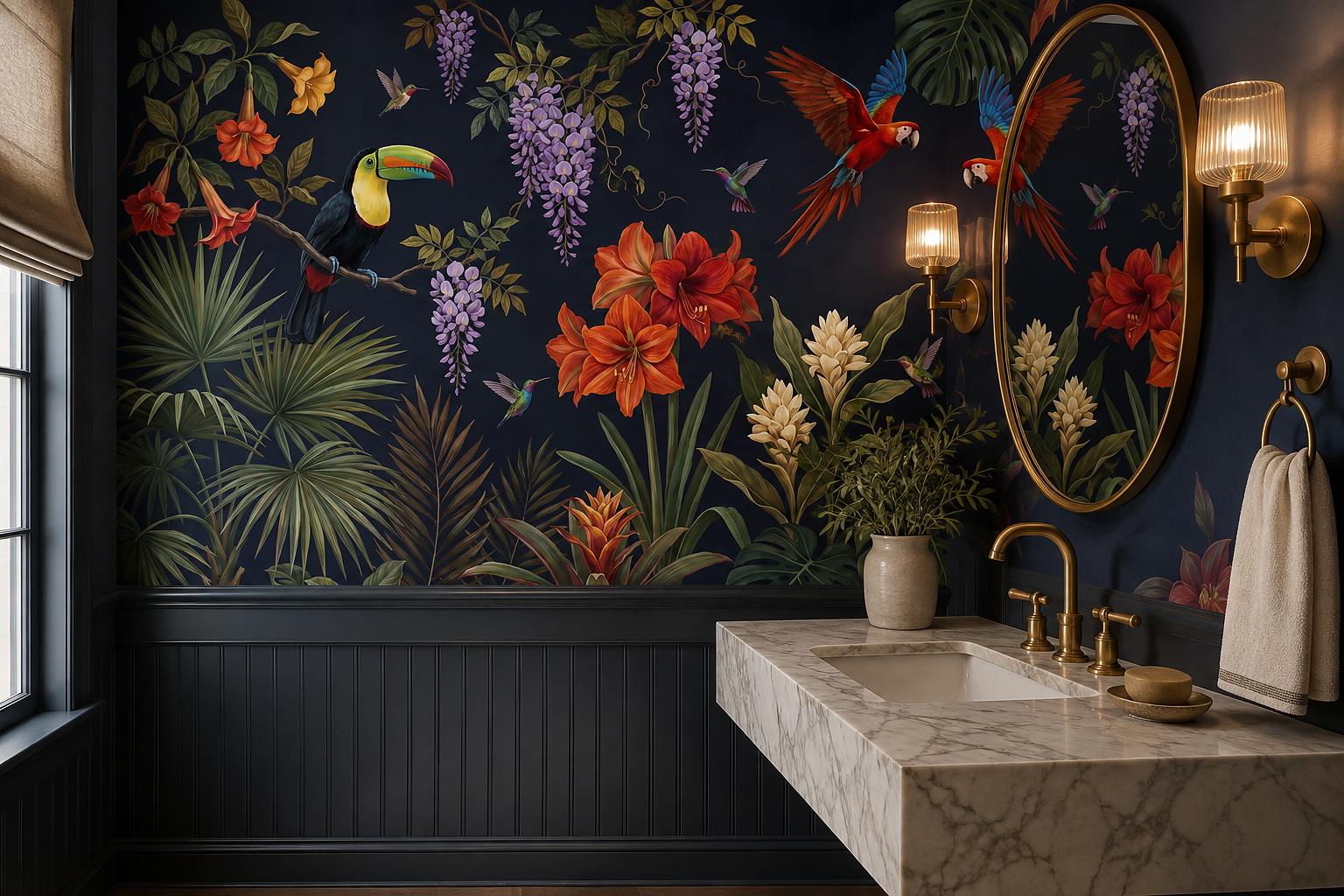 Tan And Neutral Abstract Forms Organic Graphic Wallpaper Mural Accent-wall-wallpaper-murals, Peel-and-stick Finish
