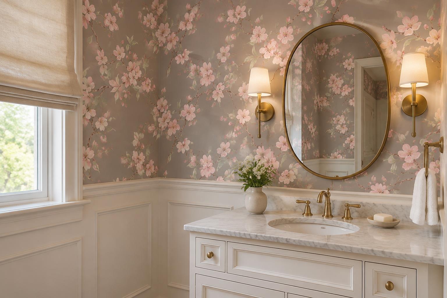 Tan And Neutral Abstract Forms Organic Contour Wallpaper Mural Accent-wall-wallpaper-murals, Peel-and-stick Finish