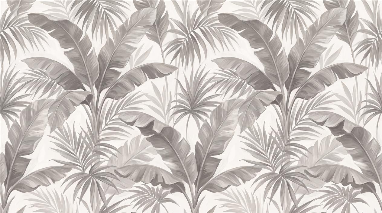 Tan And Neutral Abstract Forms Organic Forms Wallpaper Mural Accent-wall-wallpaper-murals, Peel-and-stick Finish