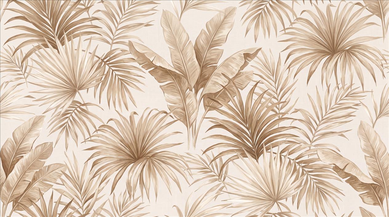 Tan And Neutral Abstract Forms Organic Marks Wallpaper Mural Accent-wall-wallpaper-murals, Peel-and-stick Finish