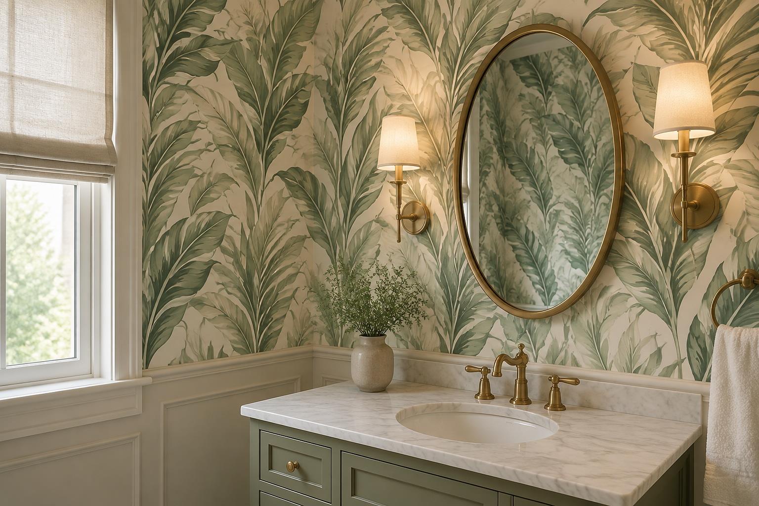 Tan And Neutral Abstract Forms Organic Tones Wallpaper Mural Accent-wall-wallpaper-murals, Peel-and-stick Finish
