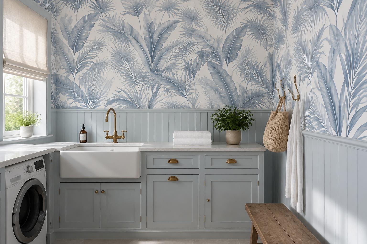 Tan And Neutral Abstract Forms Organic Detail Wallpaper Mural Accent-wall-wallpaper-murals, Peel-and-stick Finish