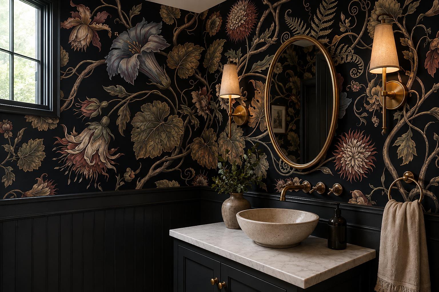 Tan And Neutral Abstract Forms Atmospheric Curved Wallpaper Mural Accent-wall-wallpaper-murals, Peel-and-stick Finish