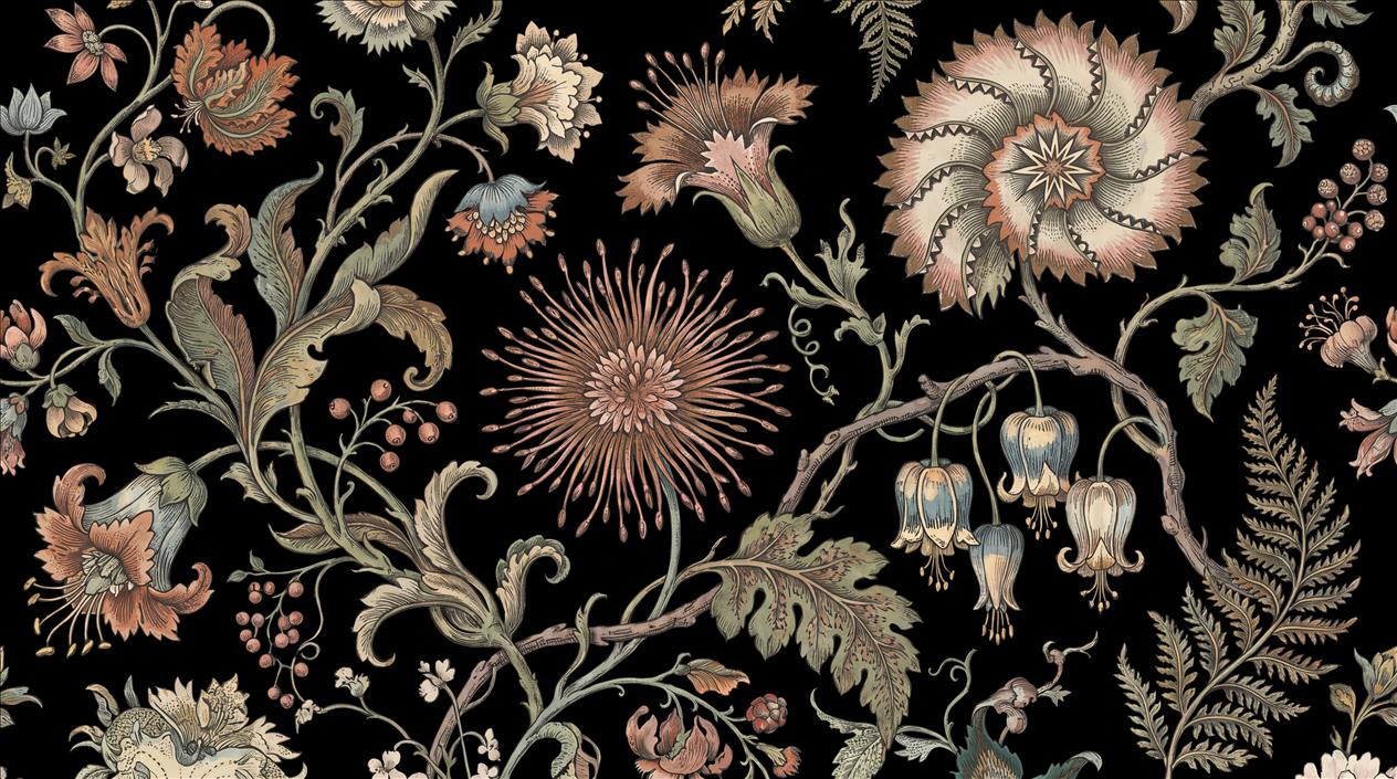Tan And Neutral Abstract Atmospheric Hand Painted Wallpaper Mural Accent-wall-wallpaper-murals, Peel-and-stick Finish
